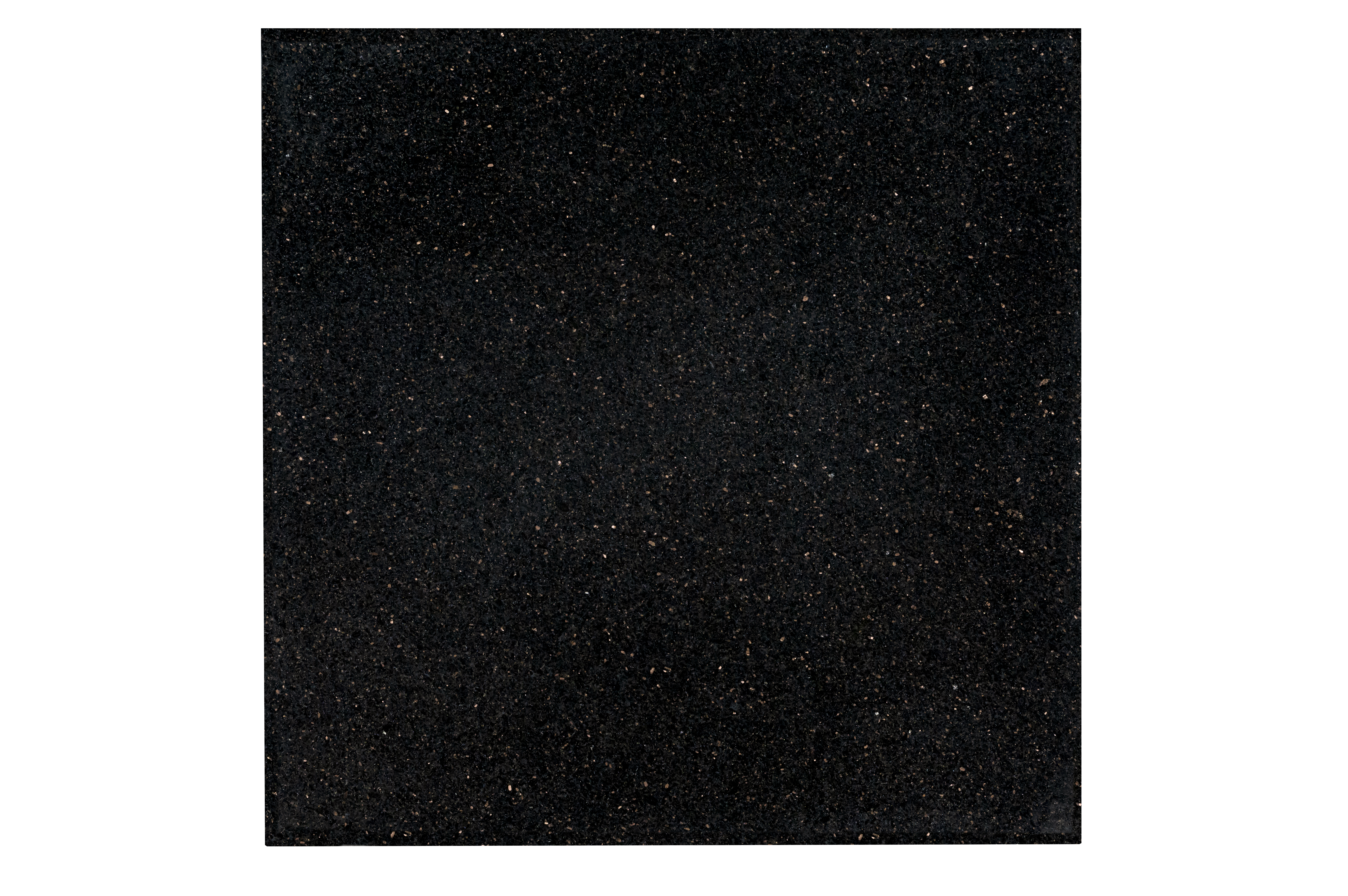 Floor Tiles Granite Countertops Black Galaxy Polished 24" x 24"