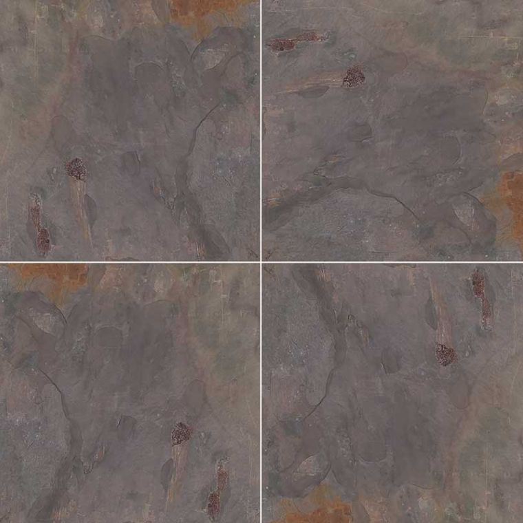 Floor Tiles Multi Classic MultiColor Gauged 16" x 16"