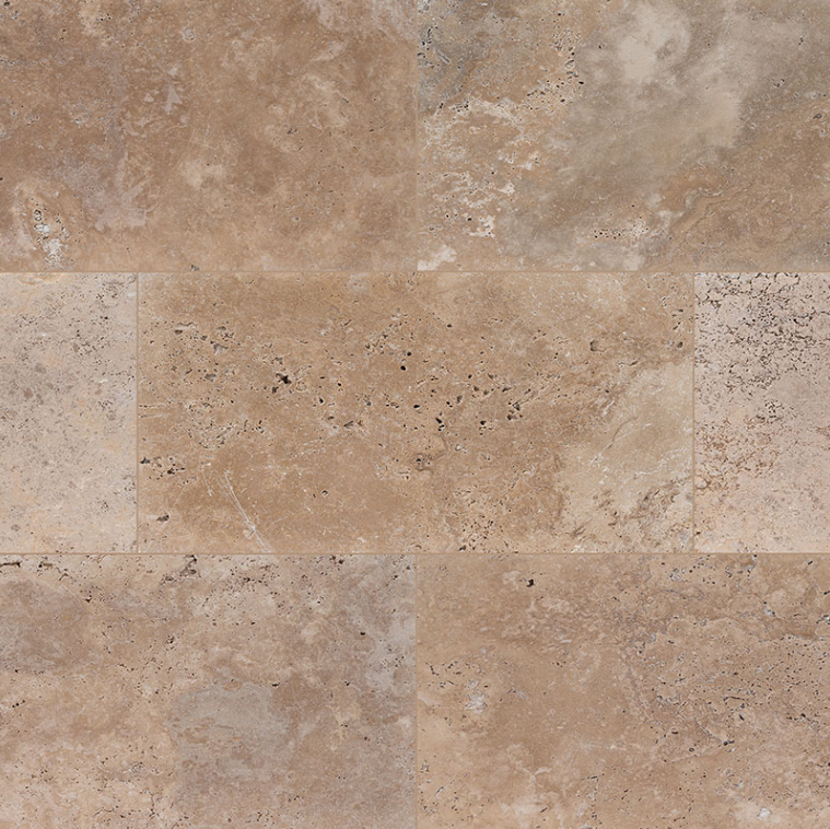 Floor Tiles Natural Stone Pavers Tuscany Walnut Tumbled 16" x 24"