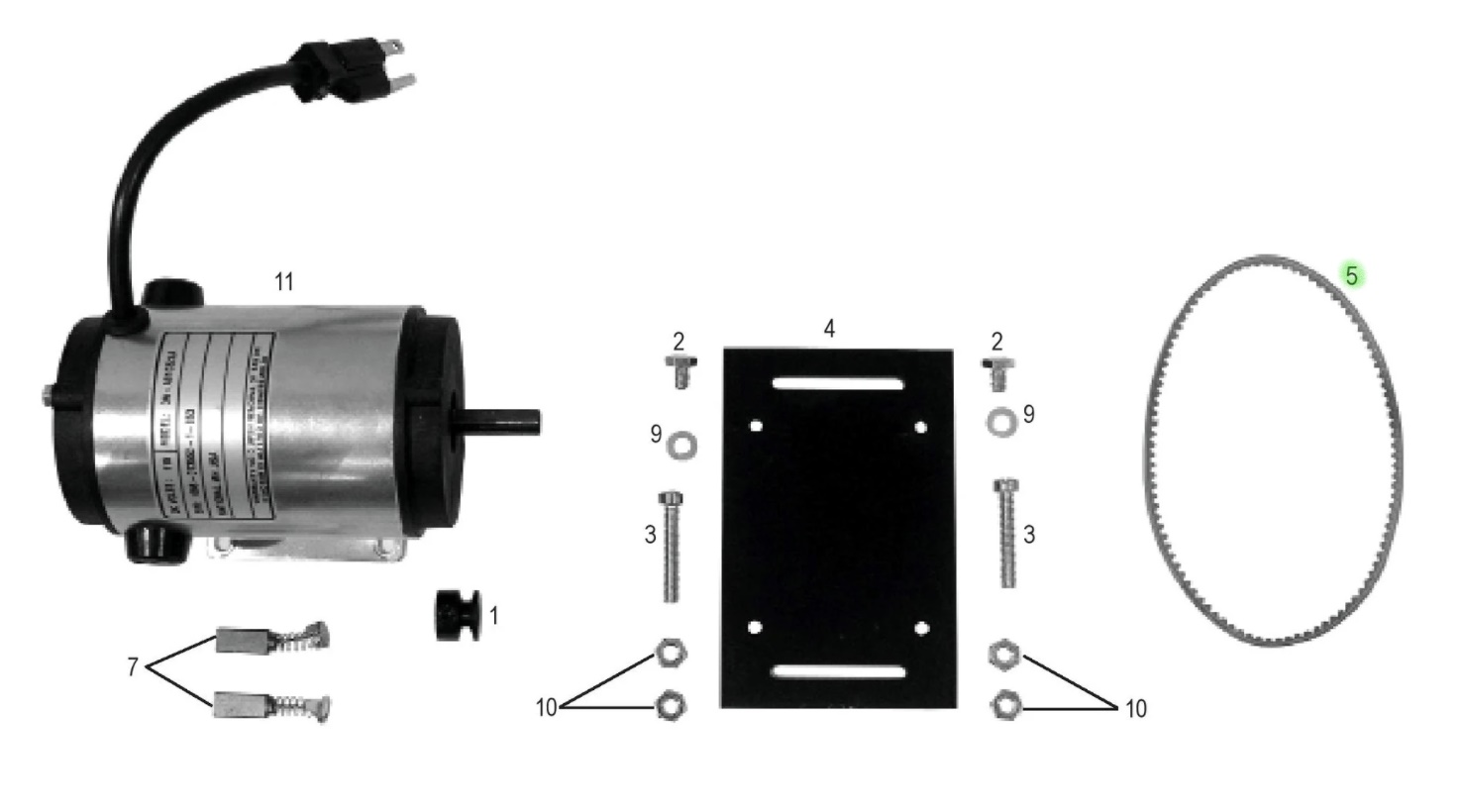 Drive Motor Belt for No. 155