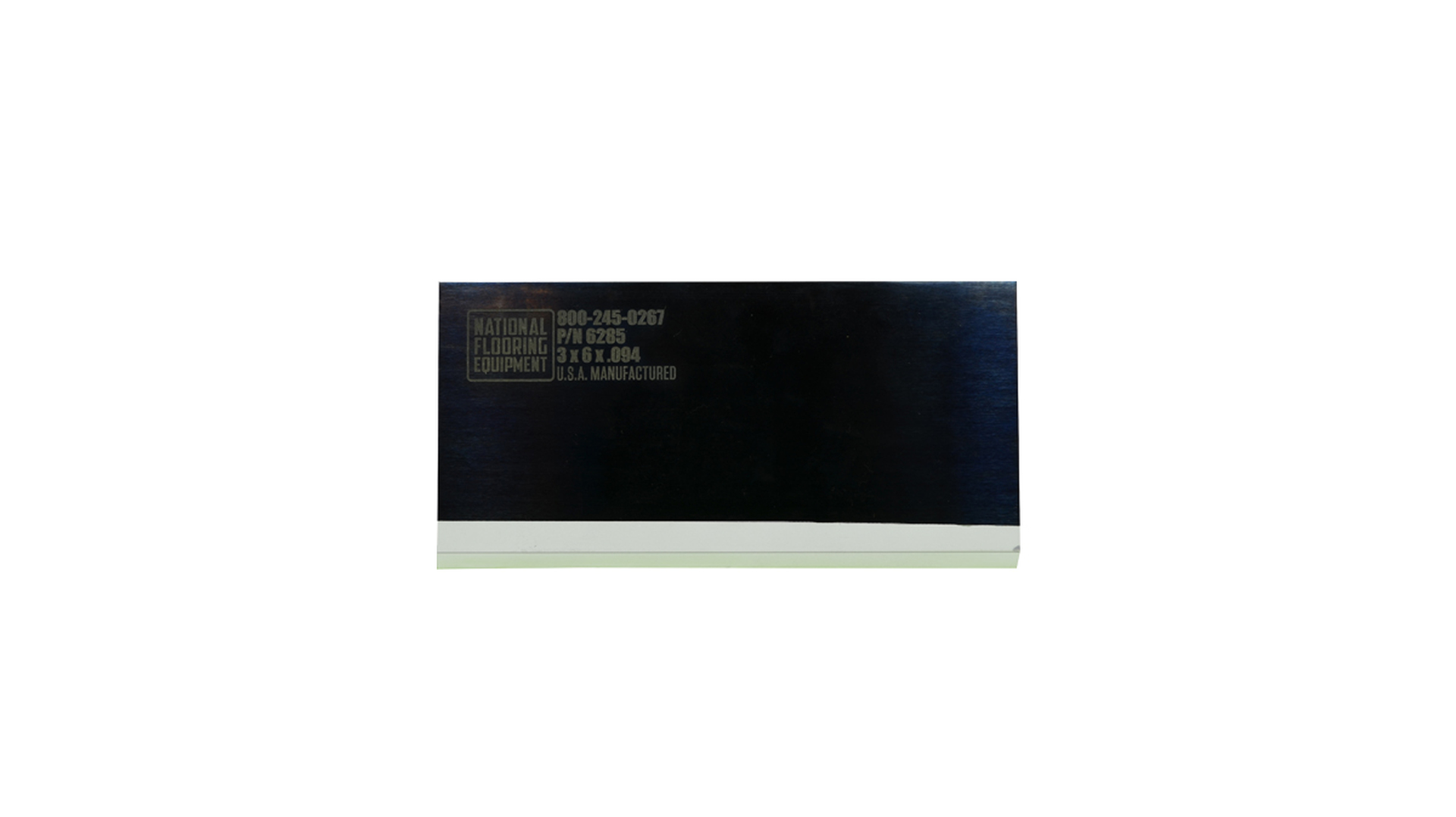 Lame fendue - 3" x 10" x 0.062"