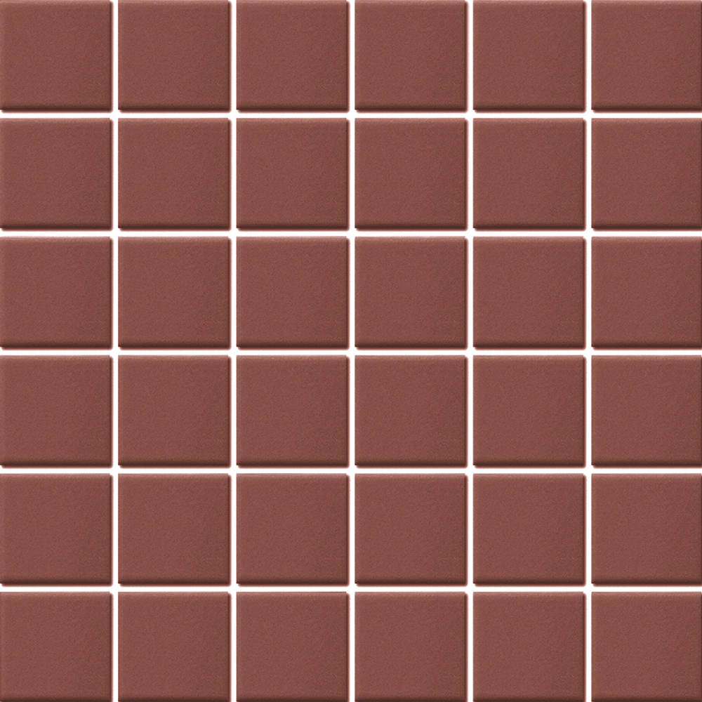 Mosaic Classic / Techno Rouge Matte 12" x 12"