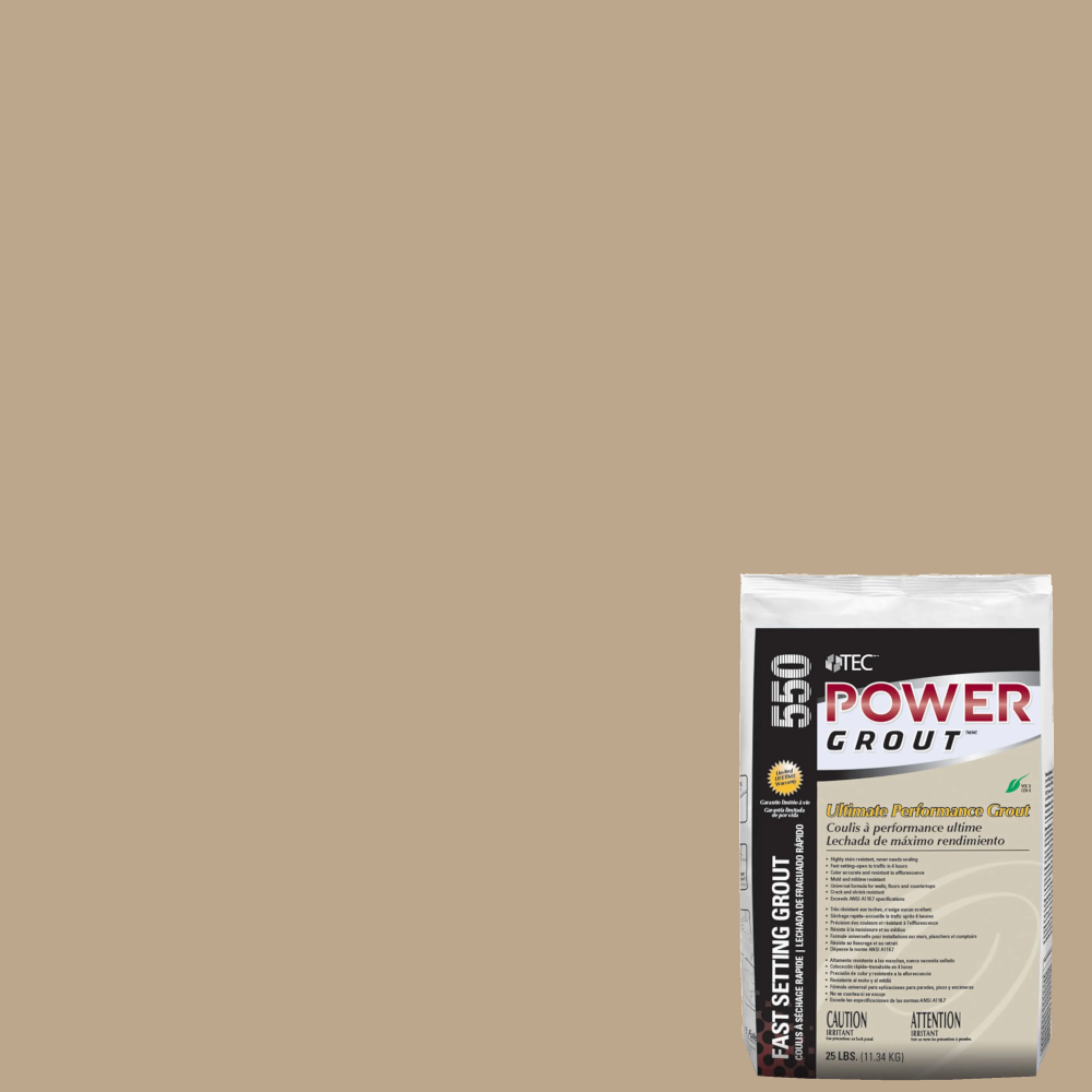 Power Grout Ultimate Performance Grout #945 Light Buff 25 lb