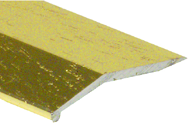 Bevel Bar Aluminum Economy Hammered Gold Anodized 1-1/2" x 12'