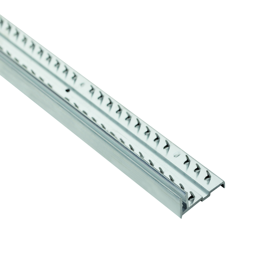 Contour de finition en aluminium avec punaises, Finition d'usinage - 3/8" x 12'