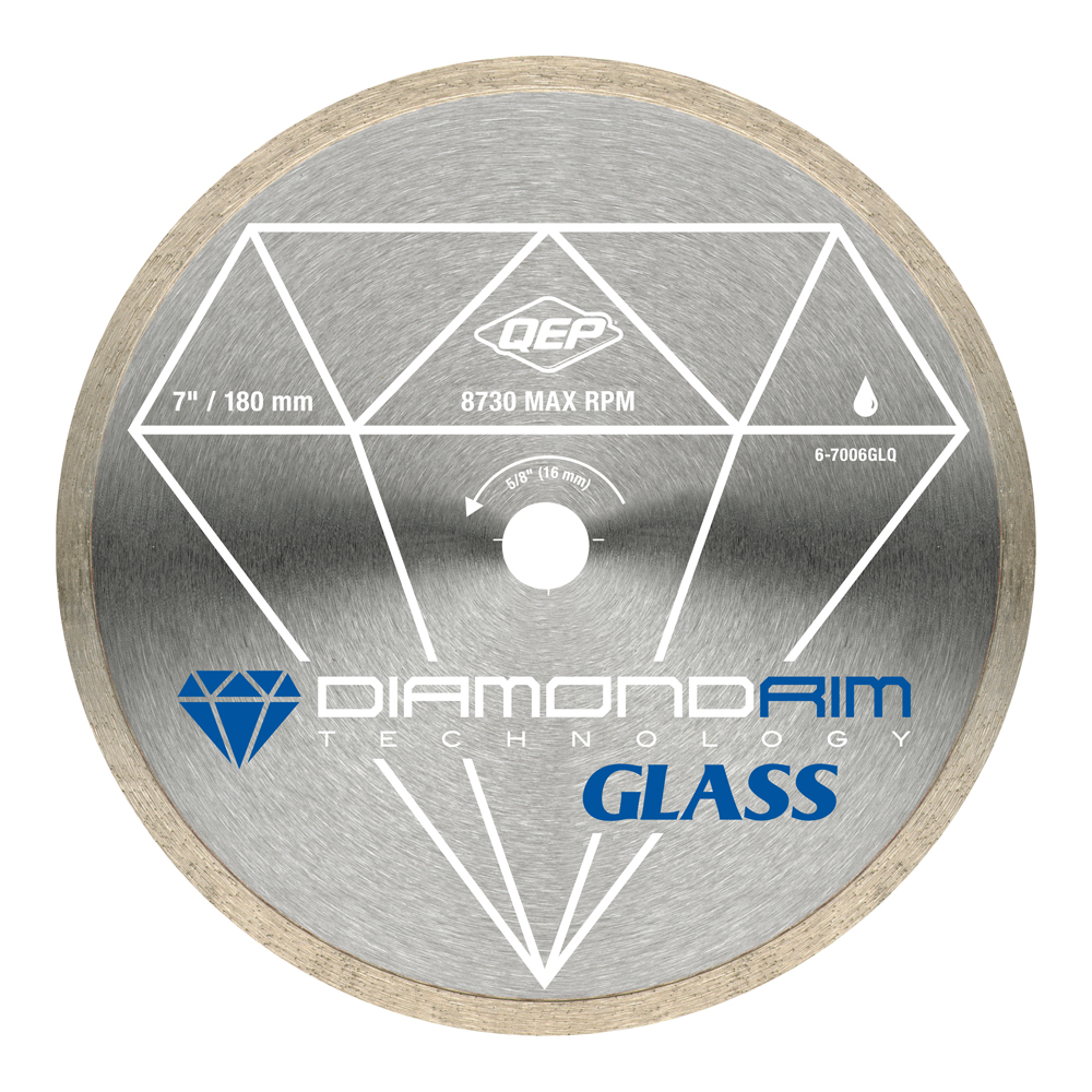 Continuous Wet Saw Diamond Blade 7" for Glass Tile