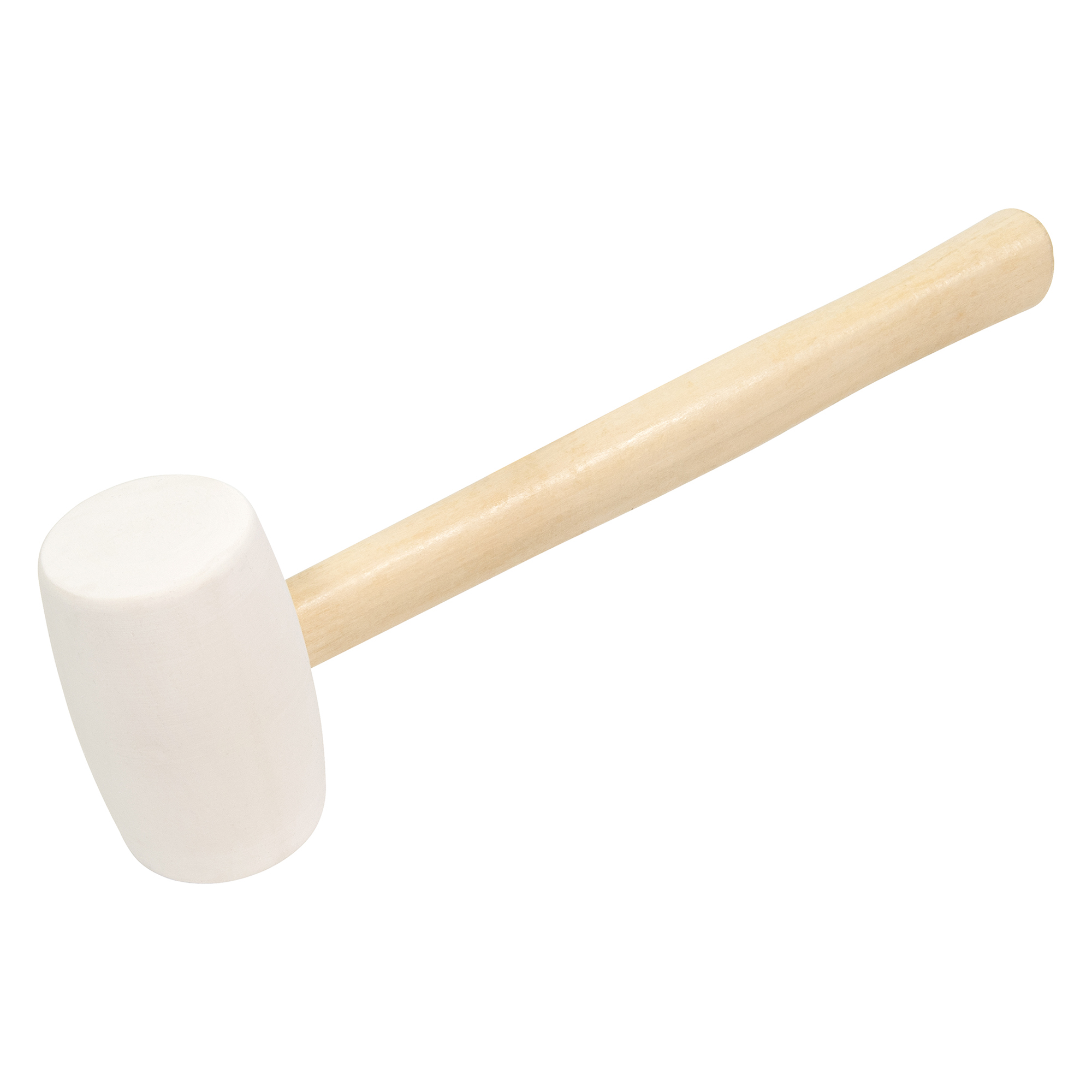 Maillet à tuile blanc en caoutchouc pour carreaux avec manche de 10"