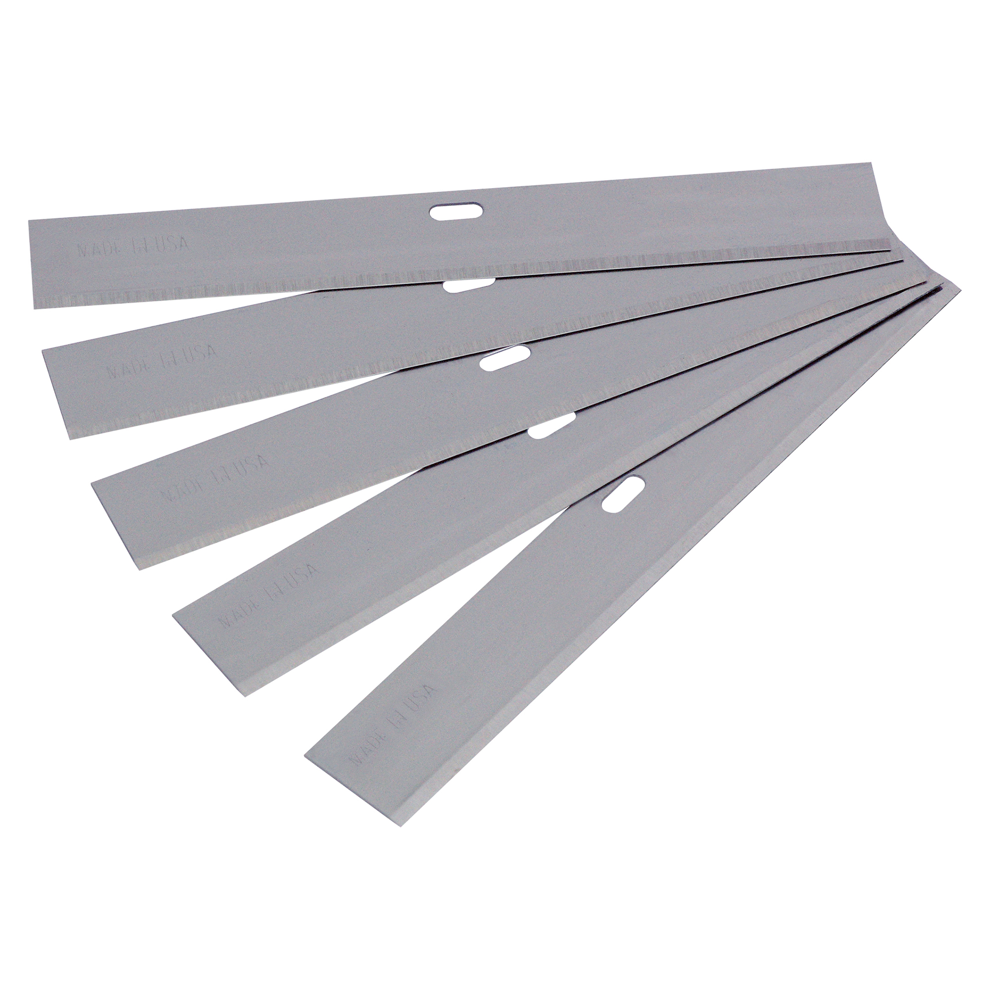 Lame de grattoir de remplacement en acier inoxydable de 4" pour le grattoir 6290C (paquet de 5)