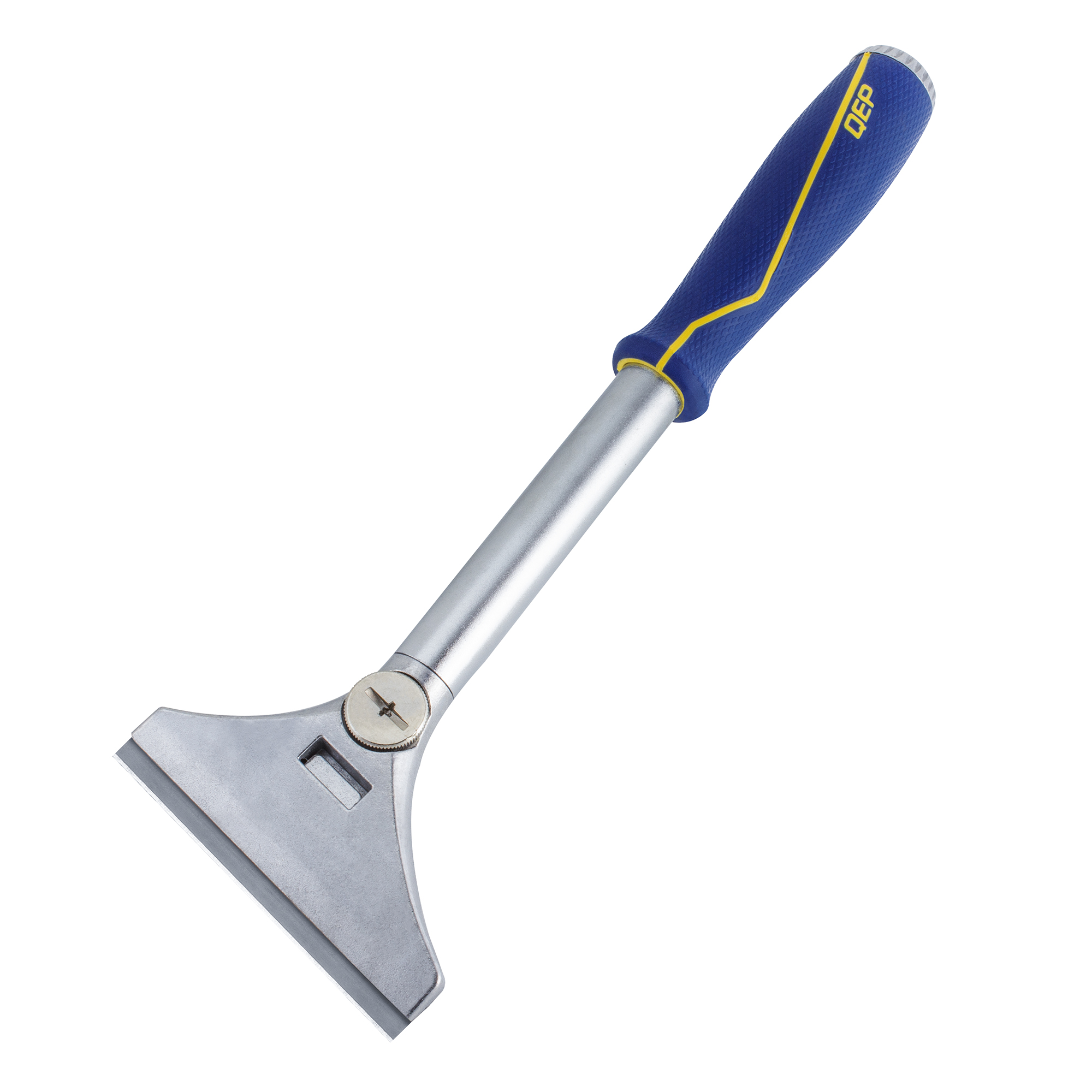 Grattoir manuel pour sols et murs 4" avec manche en plastique et 5 lames de rechange