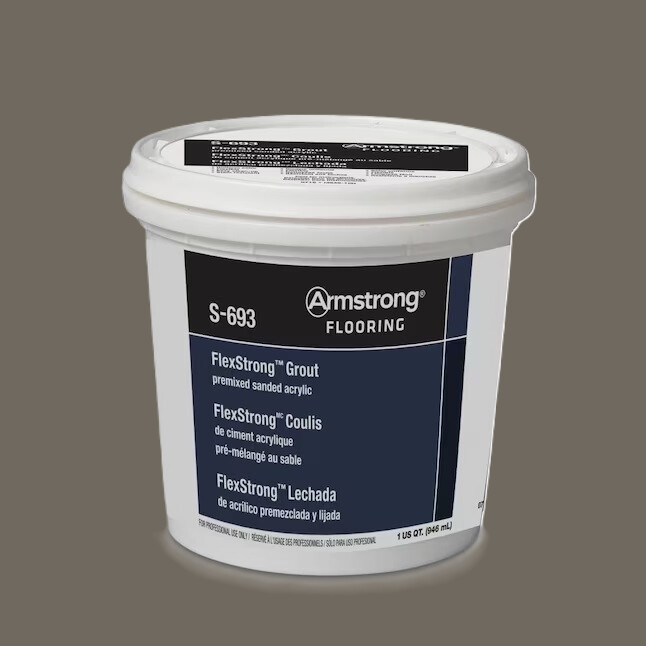 Armstrong Flooring FlexStrong 1-Quart Mushroom Acrylic Premix Grout Armstrong Flooring FlexStrong 1-Quart Mushroom Acrylic Premix Grout