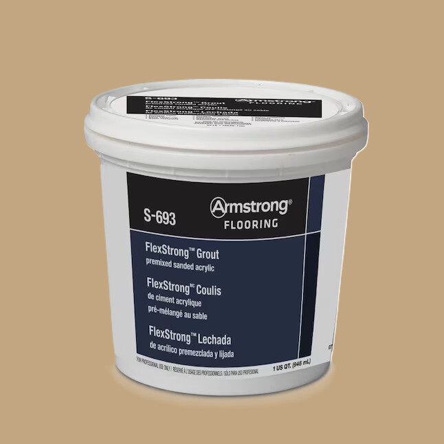 Armstrong Flooring FlexStrong 1-Gallon Cornsilk Acrylic Premix Grout Armstrong Flooring FlexStrong 1-Gallon Cornsilk Acrylic Premix Grout