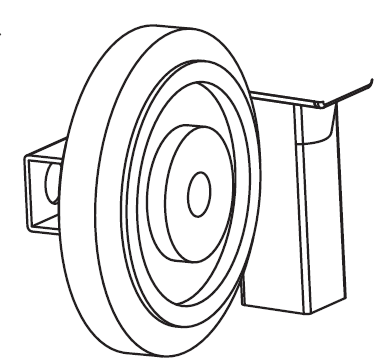 Saw Guiding Rail Accessory Rubber wheel 