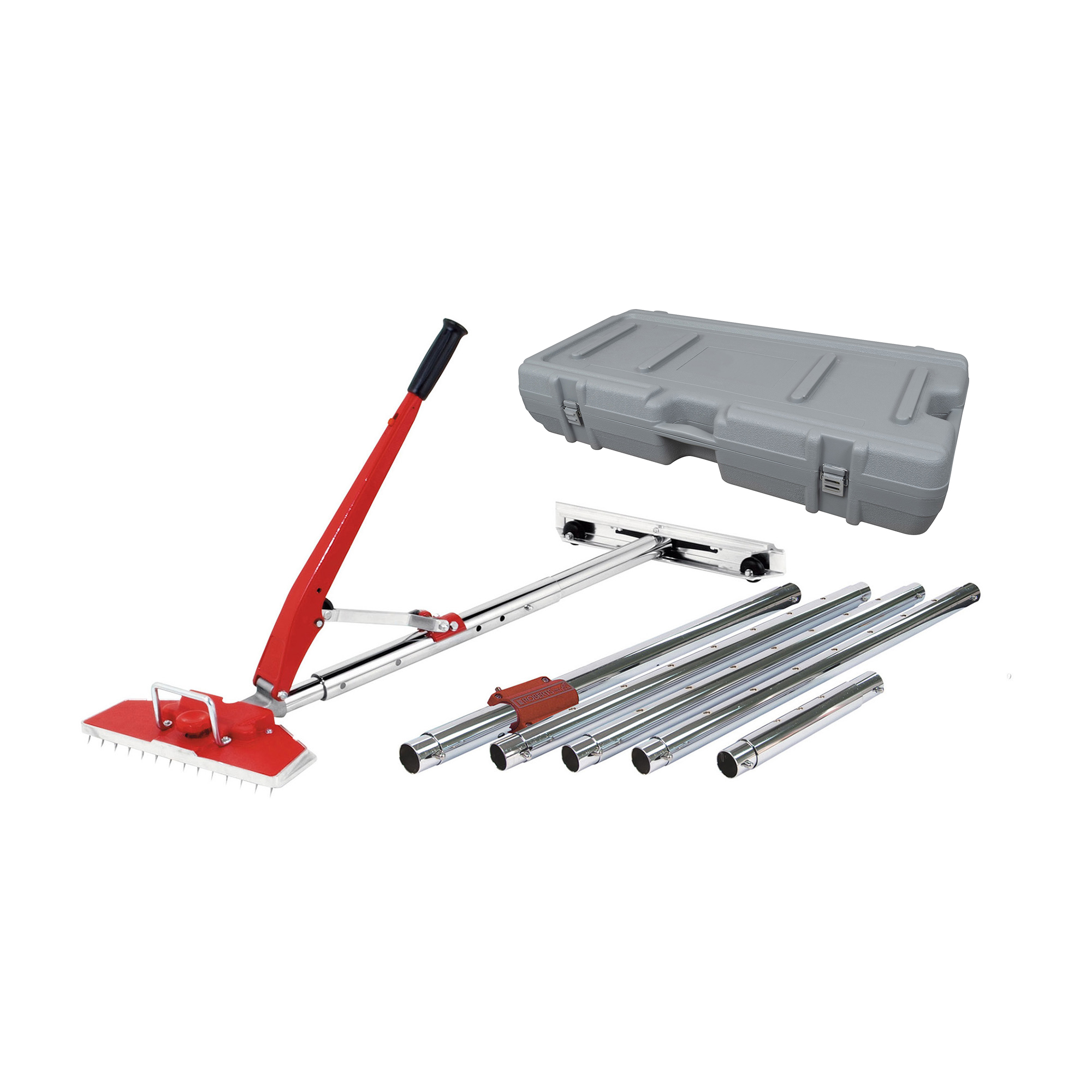 Roberts Power Lok Carpet Stretcher Kit With Rolling Case for Stretching up to 23 1 2