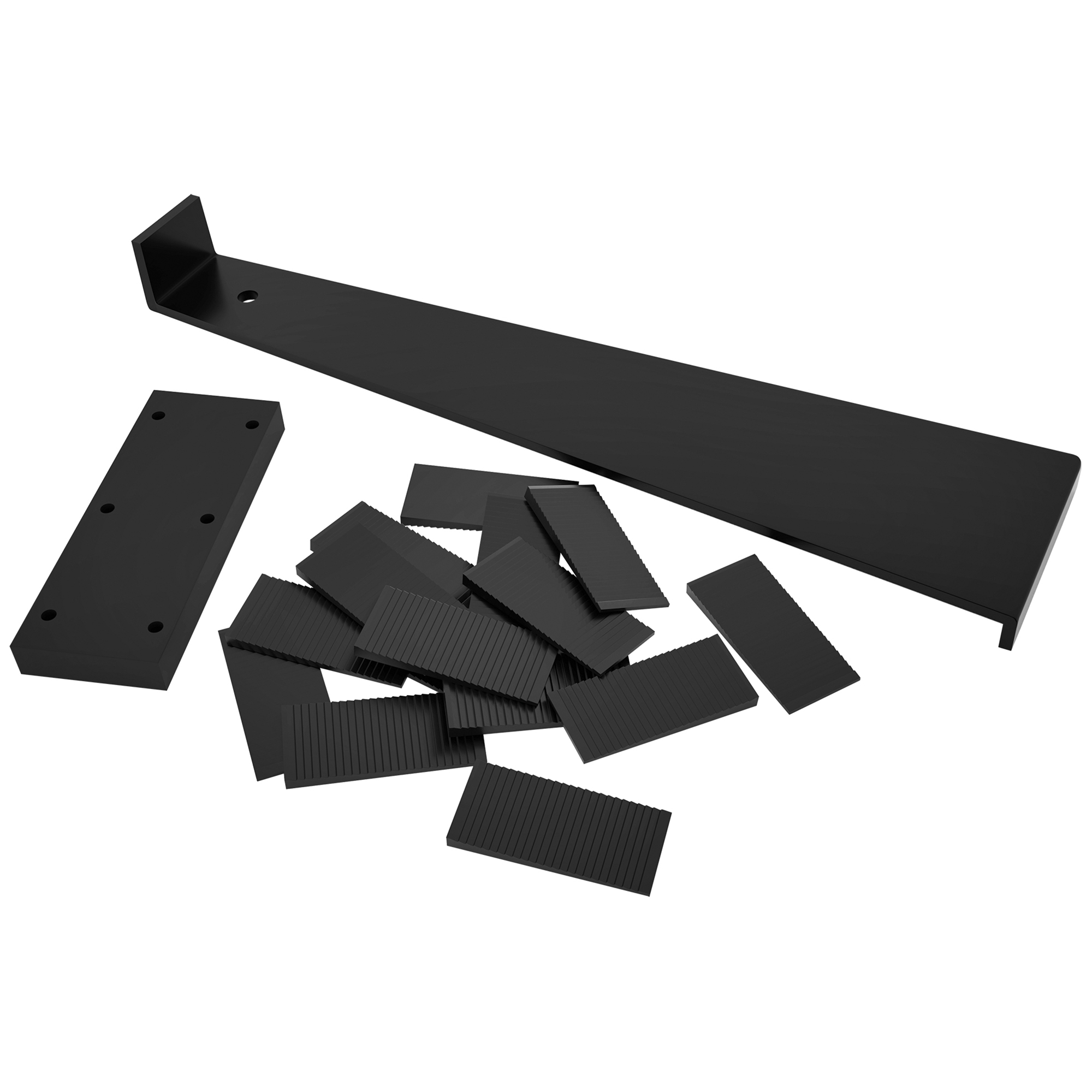 Laminate Flooring Installation Kit With Tapping Block, Pull Bar and 30 Wedge Spacers