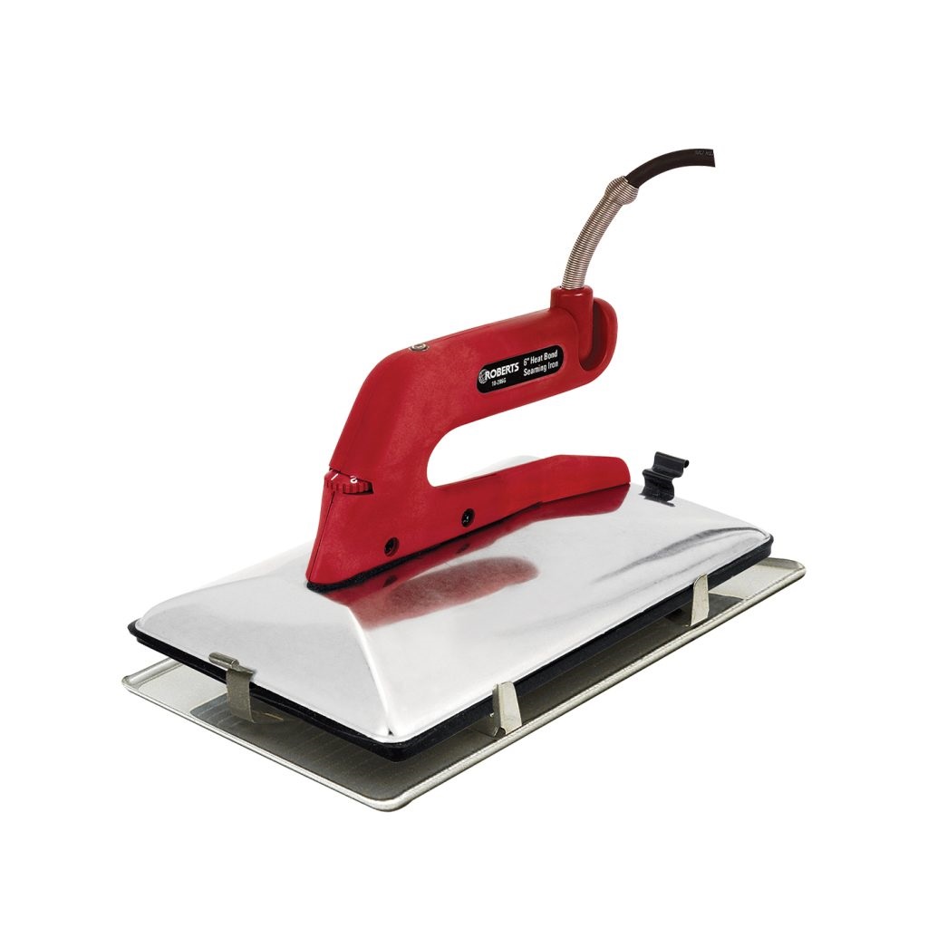 Fer à jointer pour tapis therm-adhérent avec base rainurée antiadhésive 6"