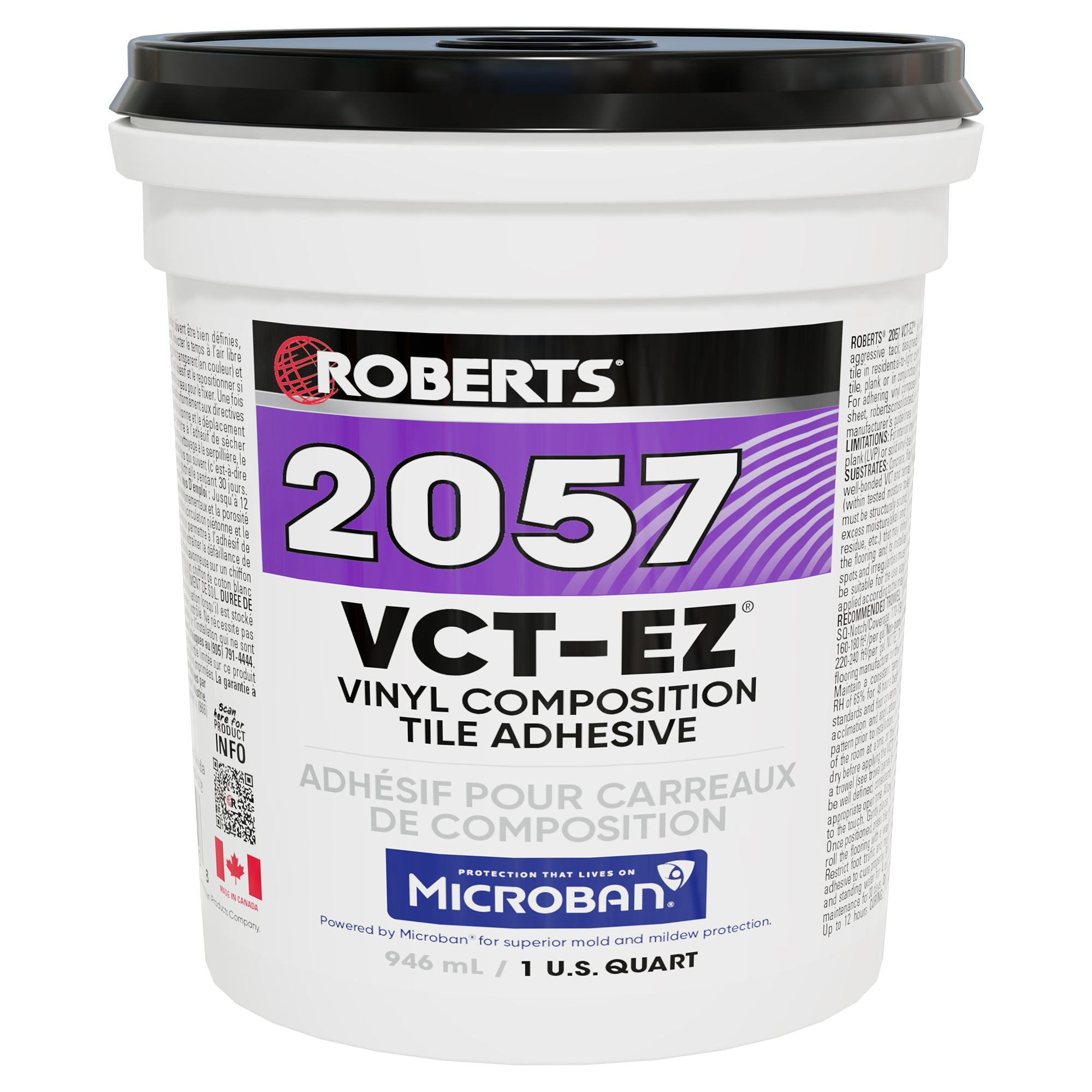Adhésif pour vinyle et VCT 2057 - 946 ml