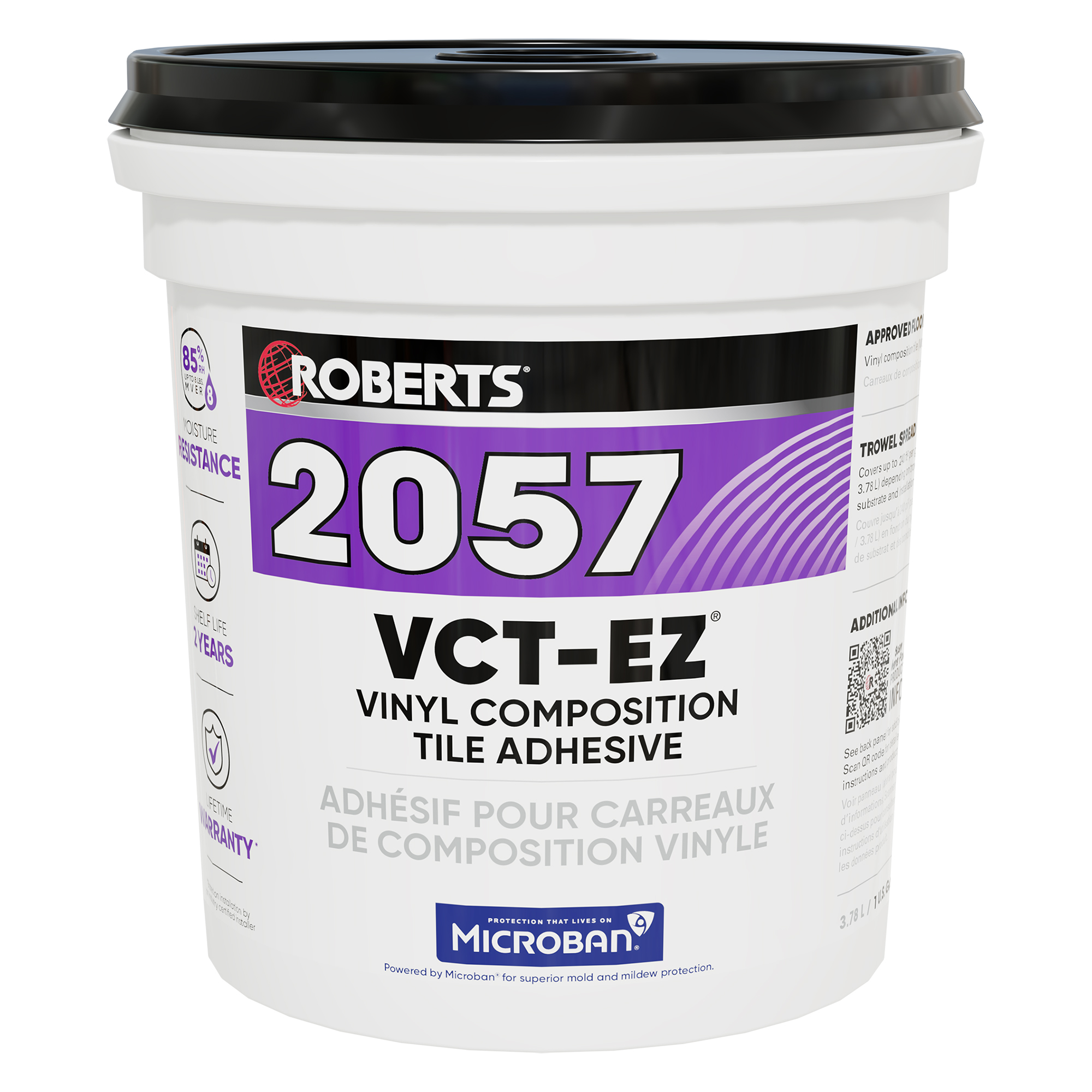 Adhésif pour vinyle et VCT 2057 - 3,78 L
