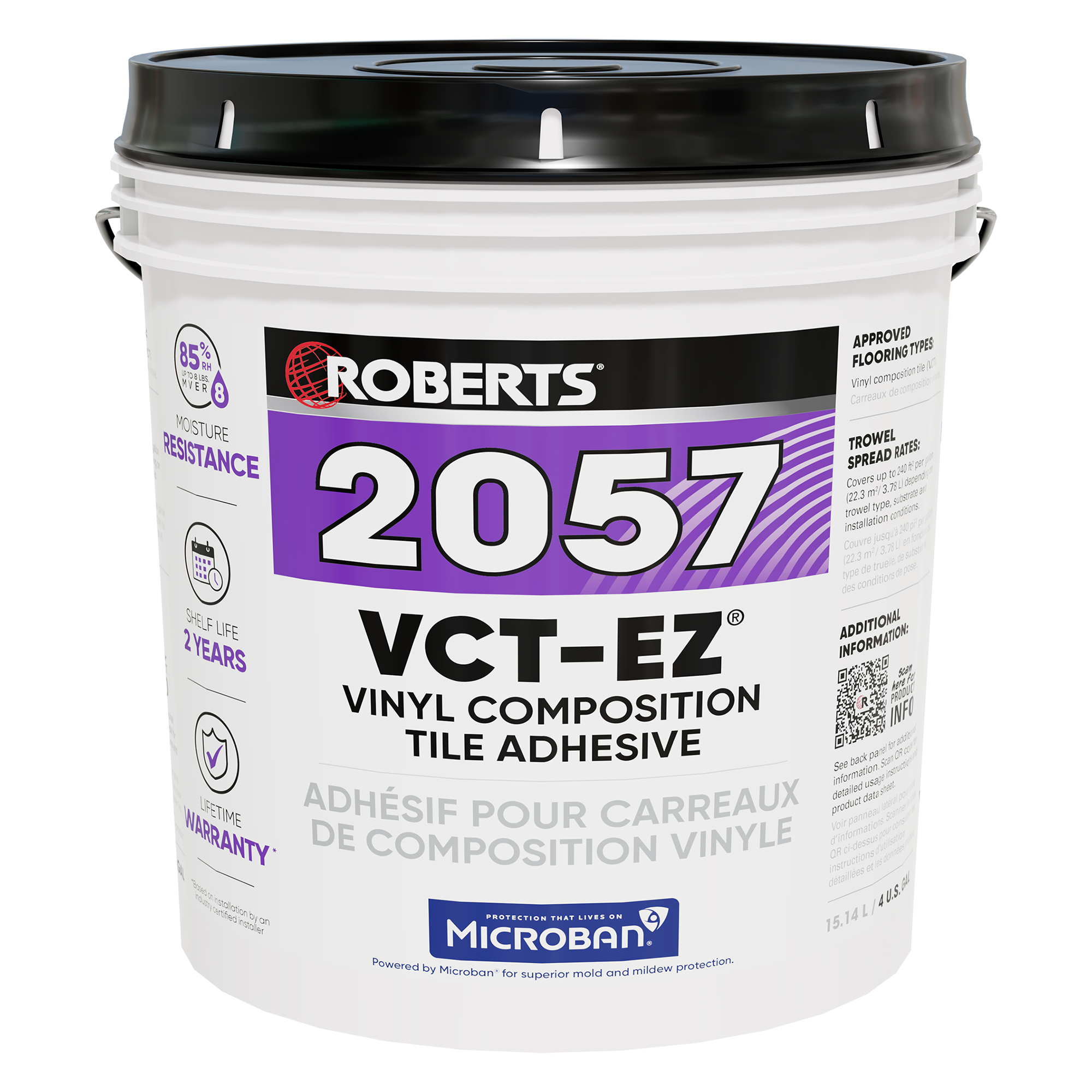 VCT and Vinyl Adhesive 2057 - 15.14 L