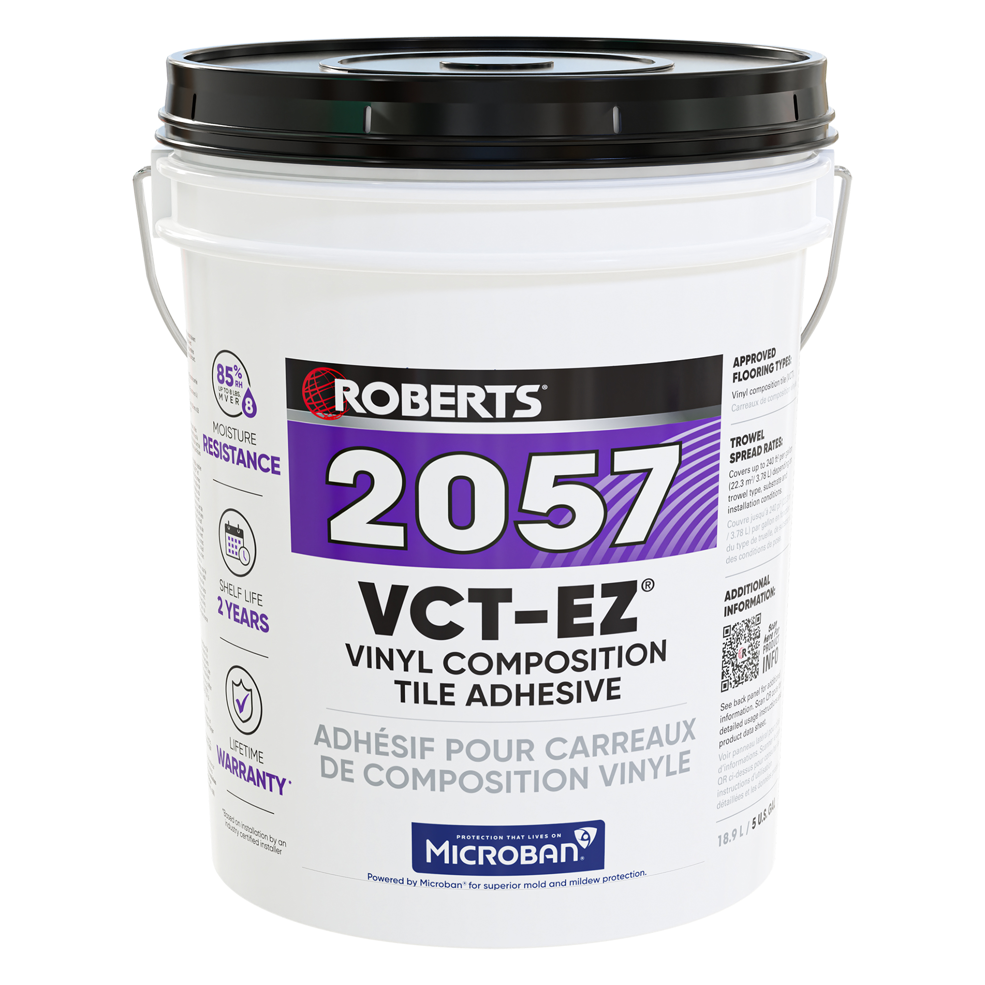 Adhésif pour vinyle et VCT 2057 - 18,9 L