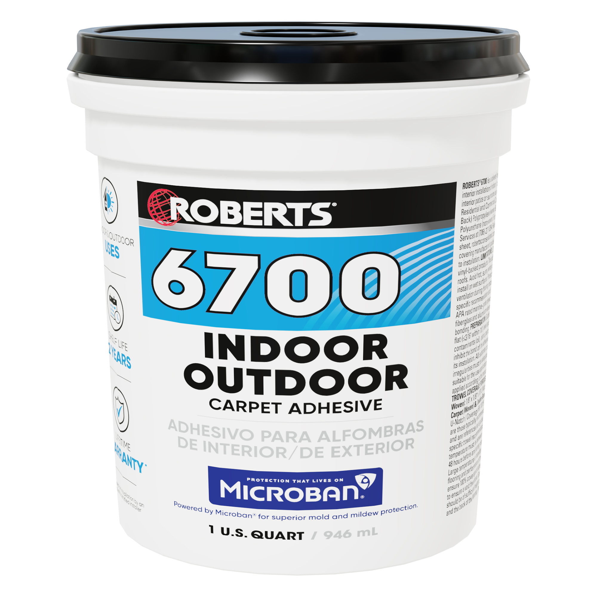 Indoor/Outdoor Carpet Adhesive 6700 - 946 ml