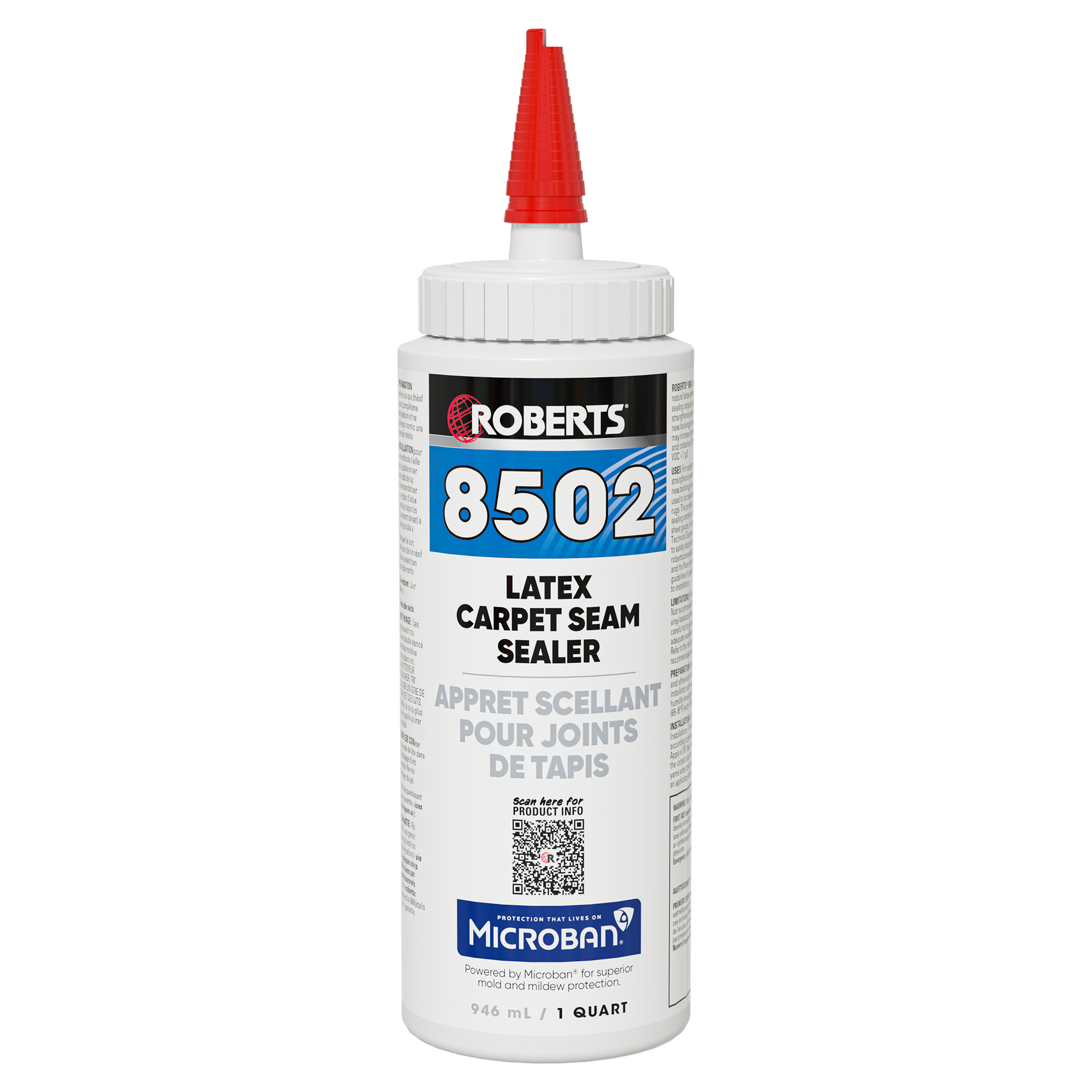 Scellant au latex pour joints de tapis 946 mL