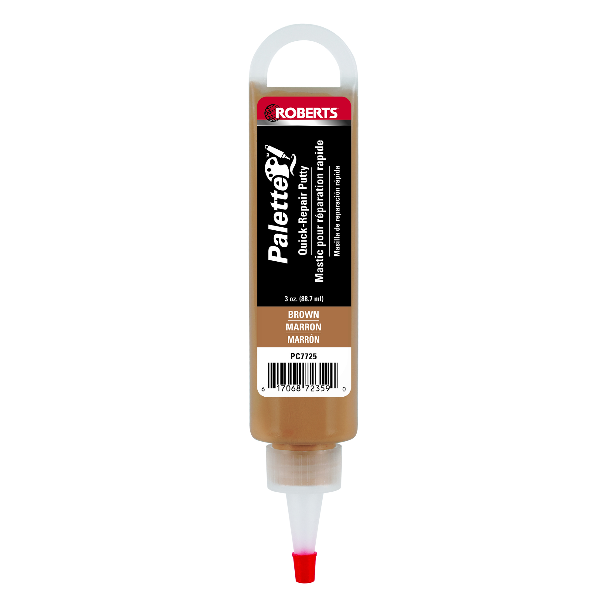 Kit de réparation de planchers en bois, stratifiés et vinyle en mastic Marron 88.7 ml