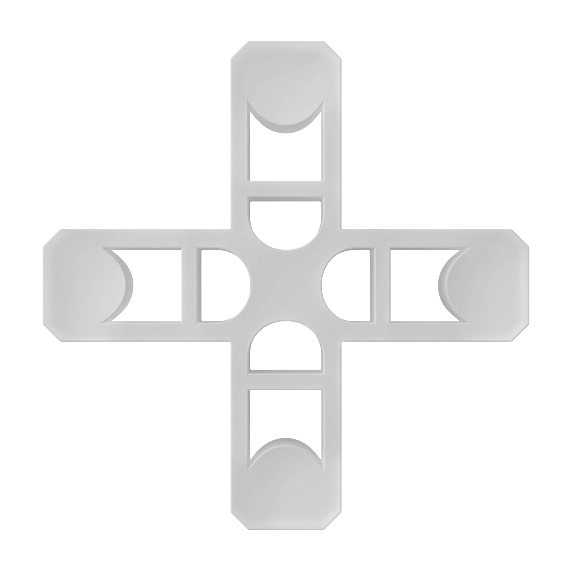Tile Spacer Leave-In Hard Style with "X" Shape 1/4" for 6 mm Thick Tiles (Pack of 200)