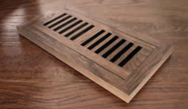 Matchable Flush Vent Summit Dunkirk White Oak 4" x 10"