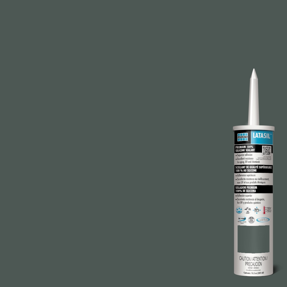 LATICRETE Latasil Silicone Sealant - High Performance, Slate Grey #91, For Tile & Stone