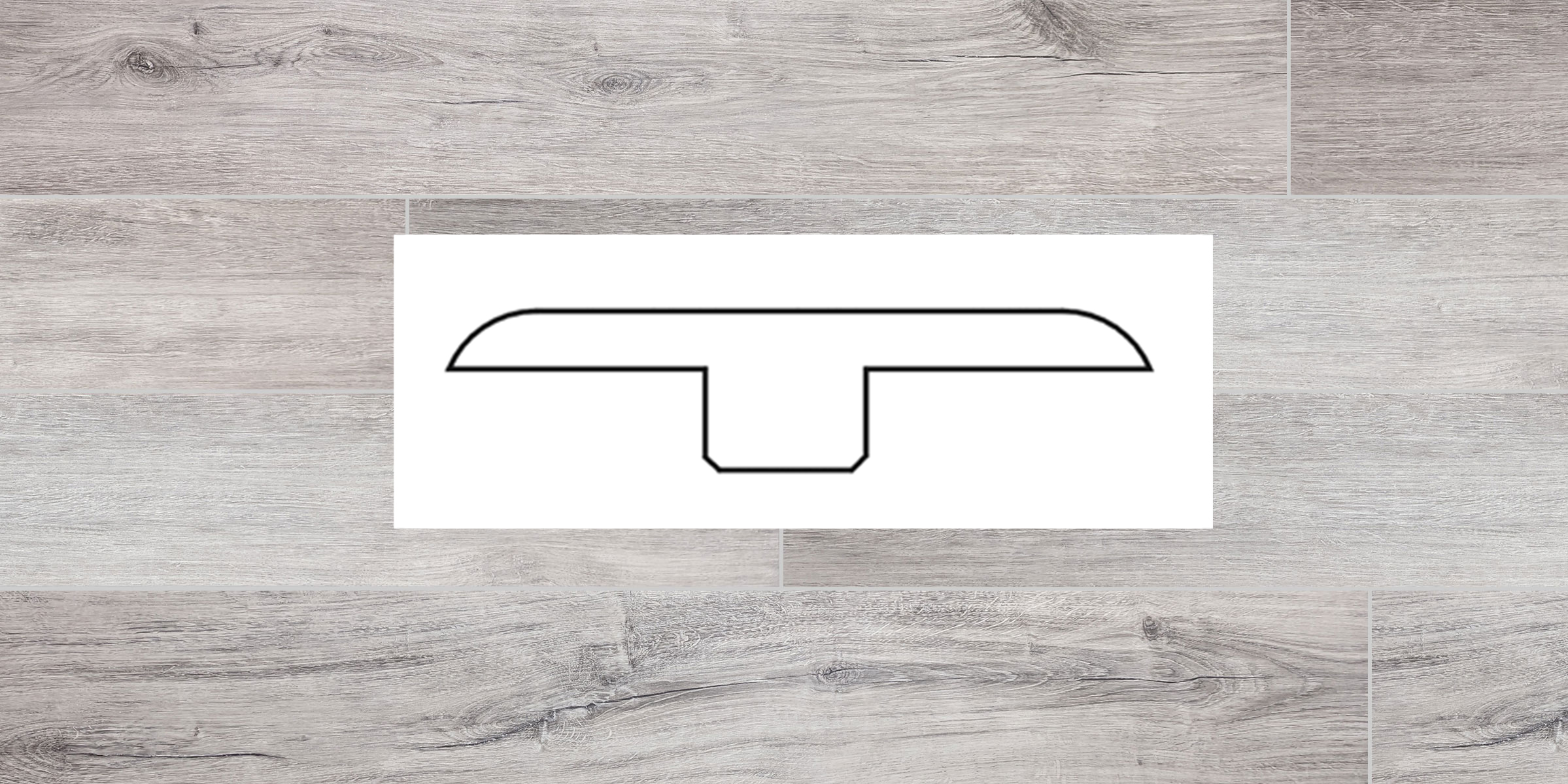 Vinyl Barn Oak T-Molding 96"