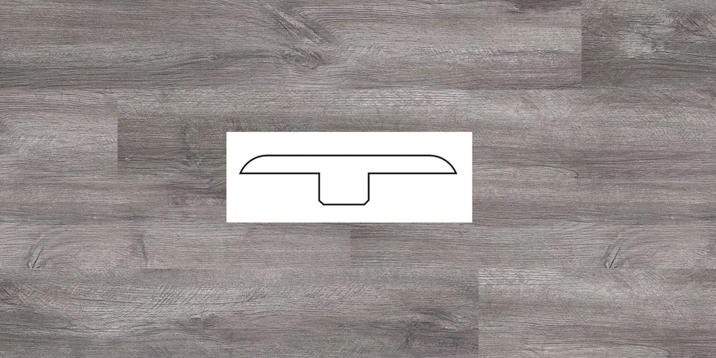 Vinyl Eastern Township Oak T-Molding 96"