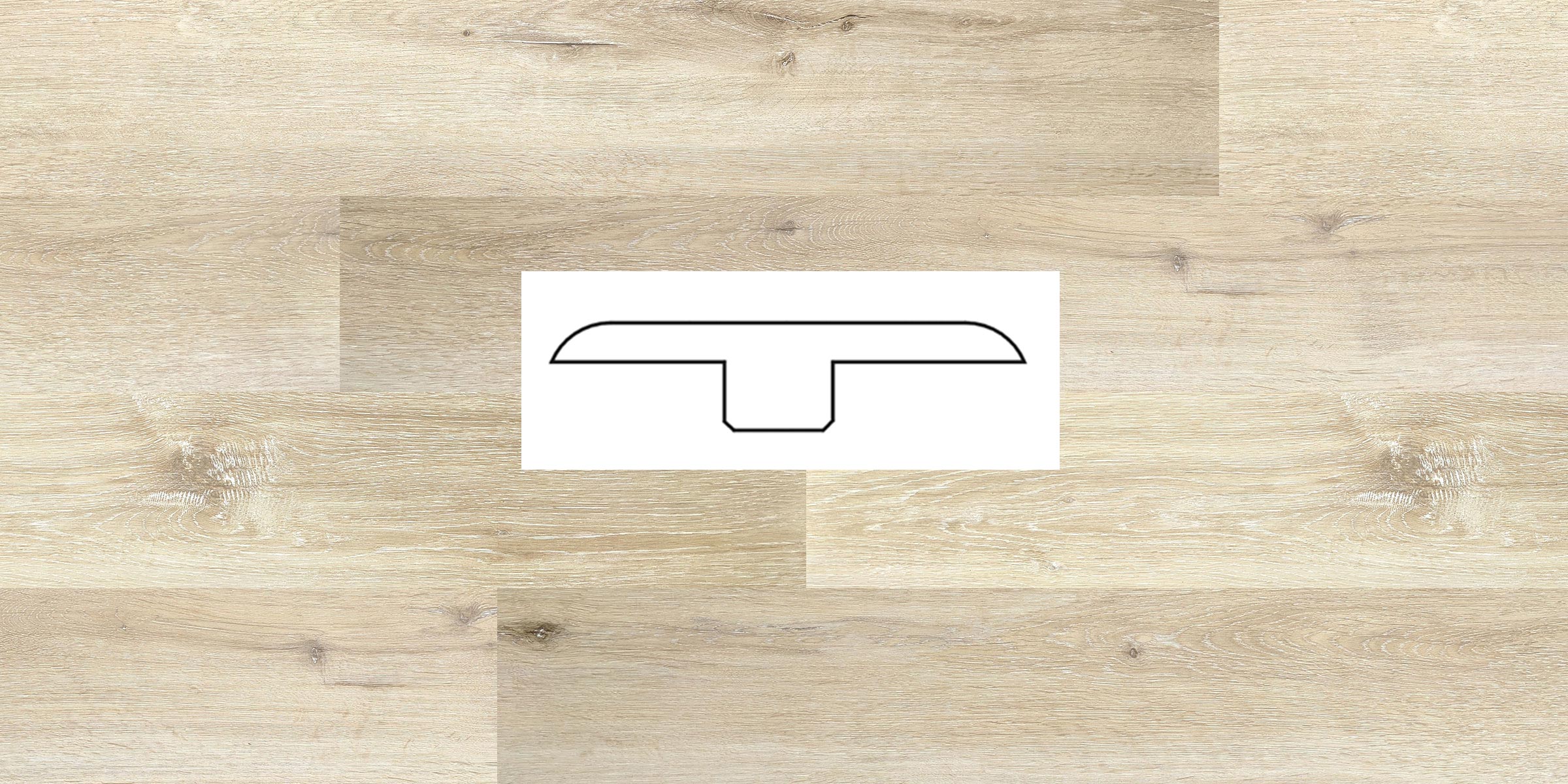 Vinyl Autumn Horizon T-Molding 96"
