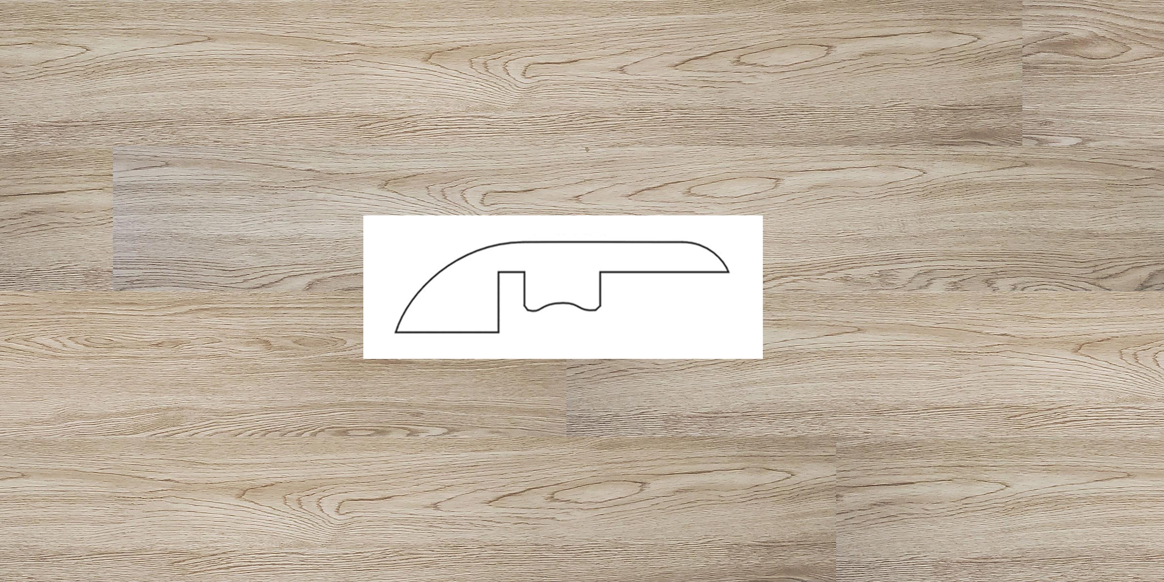 Vinyl Trendy Oak Reducer 96"