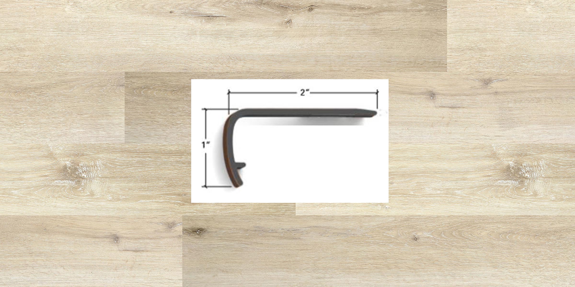 Vinyl Autumn Horizon Stair Nose 96"