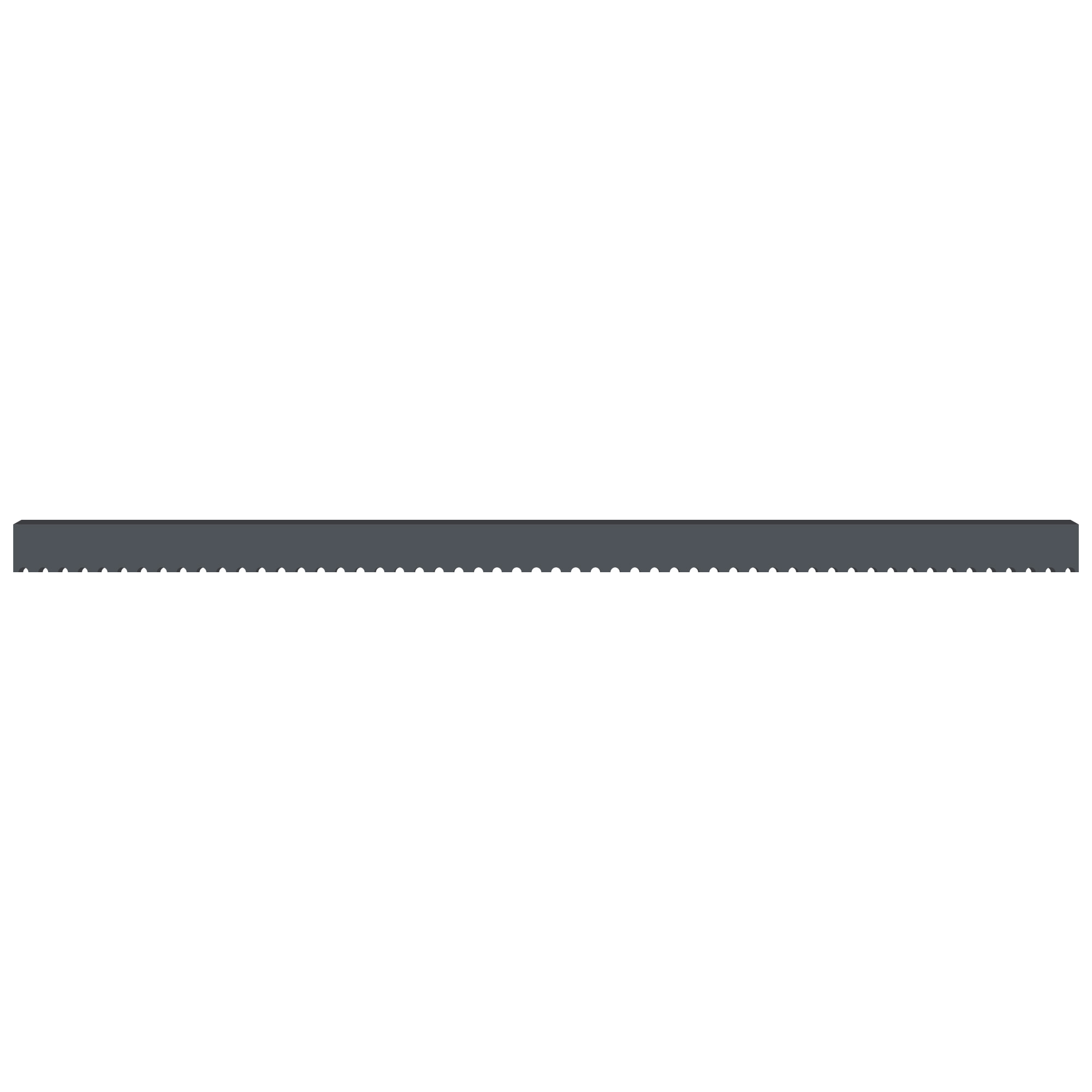 Lame de remplacement en U pour racloir 24", 1/4"