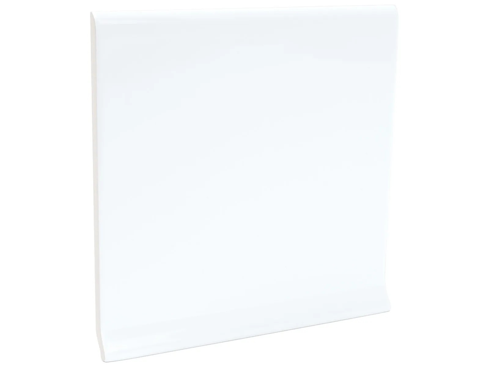 Wall Tile Purity Ice Glossy Cove Base 6" x 6"