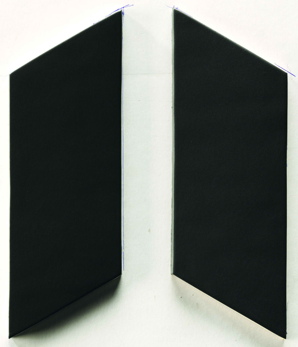 Floor Tiles New Panal Chevron Gauche Carbo Matte 3" x 7"