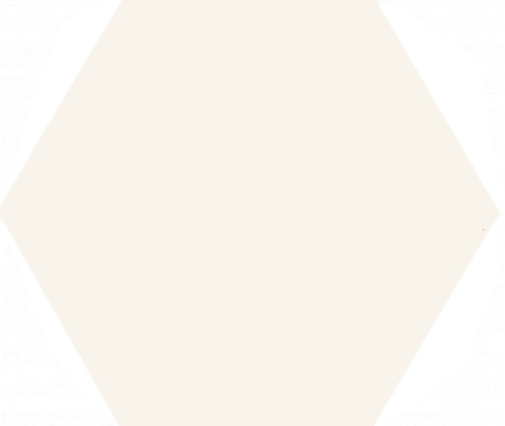 Floor Tiles New Panal Hexagone Farina Matte 6" x 7"