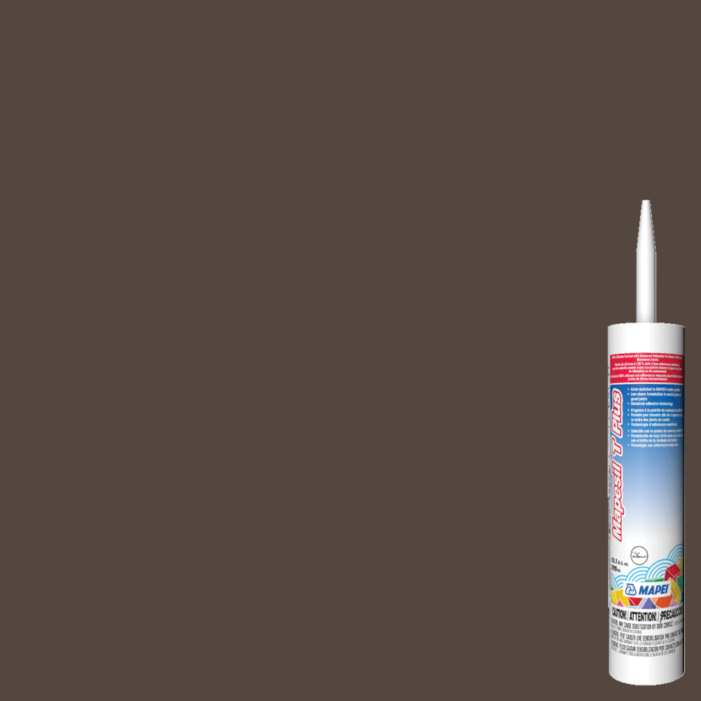 Mapesil T Plus Silicone Sealant - #07 Chocolate - 299 ml