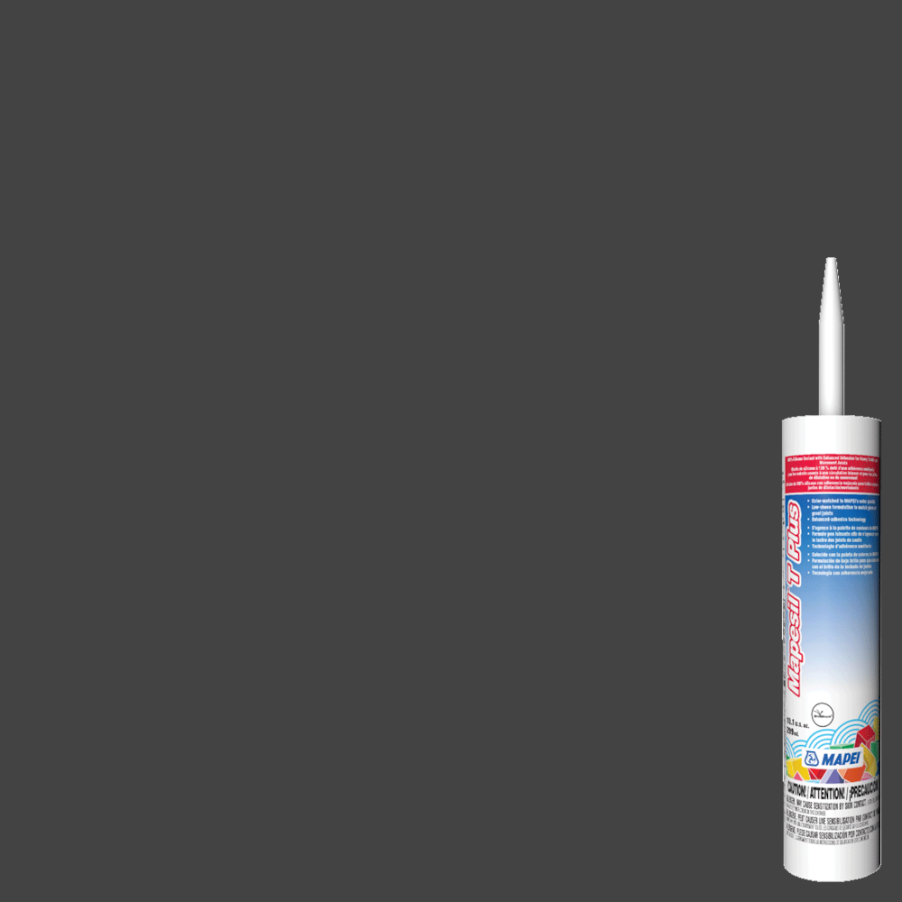 Mapesil T Plus Silicone Sealant - #10 Black - 299 ml