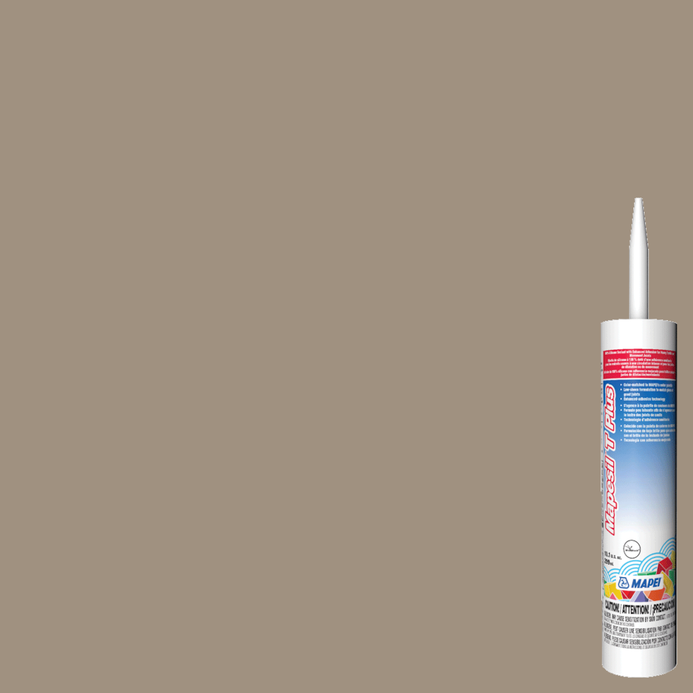 Mapesil T Plus Silicone Sealant - #105 Driftwood - 299 ml