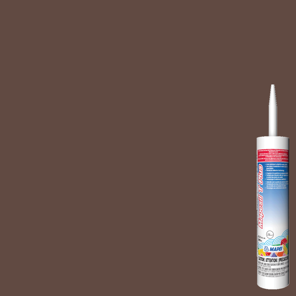 114 Mahogany Mapesil T Plus Silicone Caulk