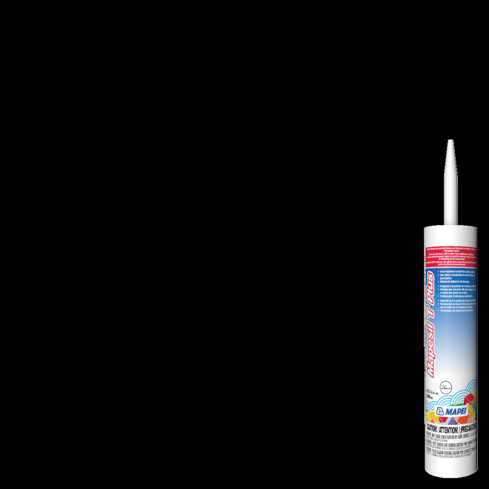 Mapesil T Plus Silicone Sealant - #118 Jet Black - 299 ml