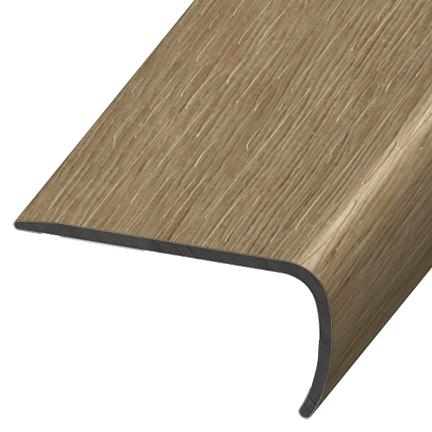 Stair Nose VersaEdge Standard PVC #107289 Canadian Urban Oak - 1" (25.4 mm) x 2" x 94"