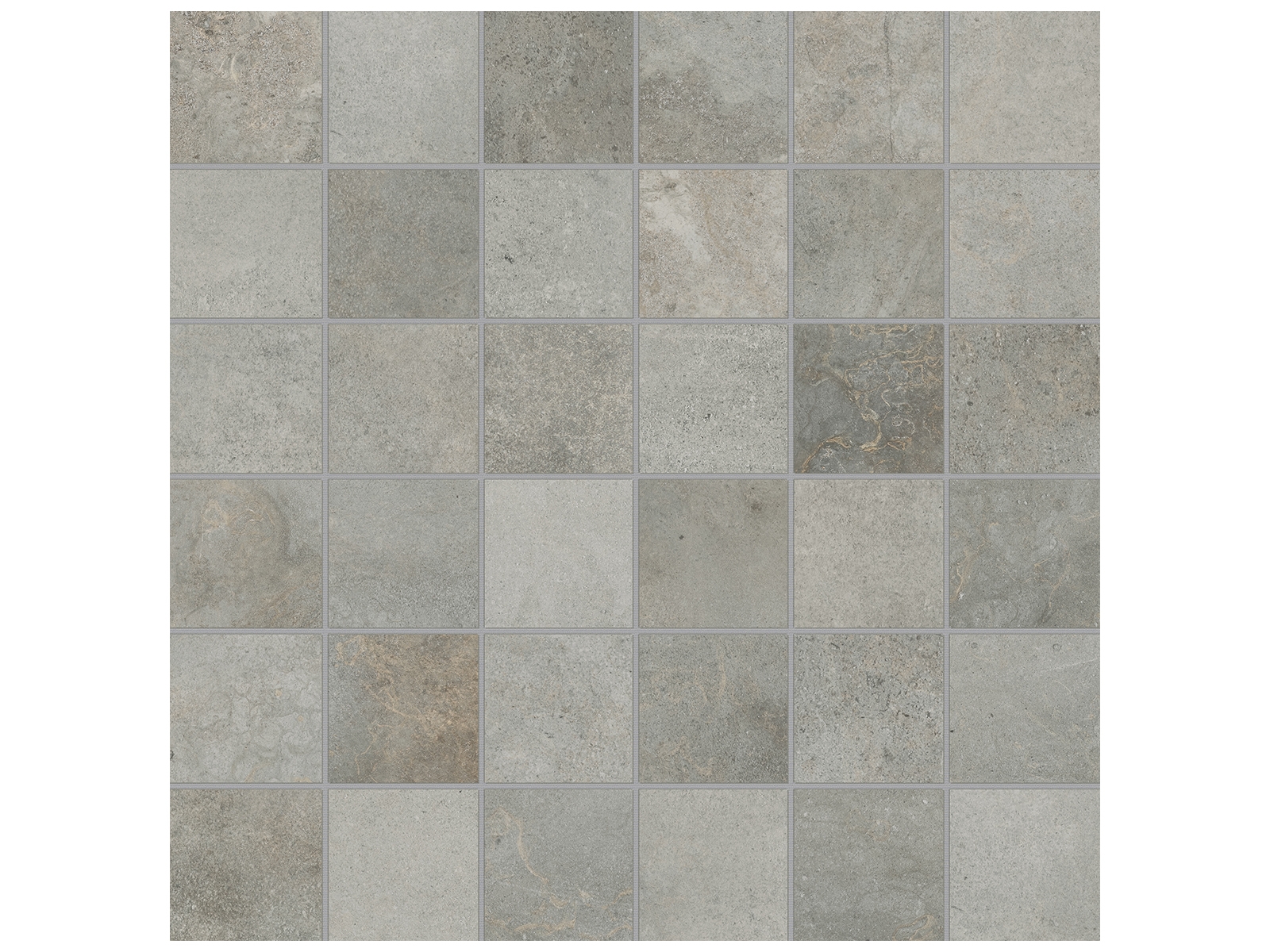 Mosaic Ceraforge Chromium Matte 12" x 12"