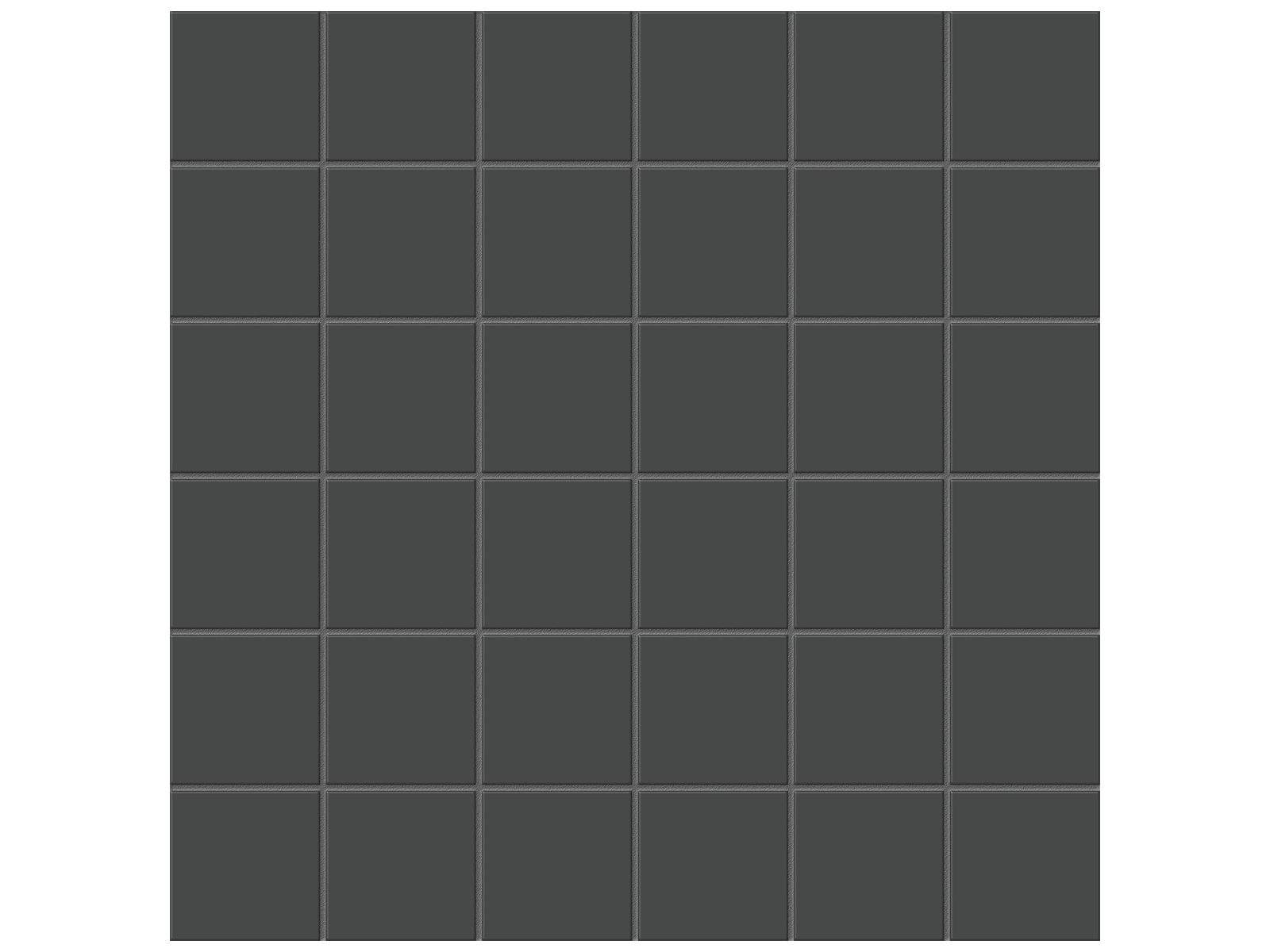 Mosaic Unglazed Soho Retro Black Matte 12" x 12"
