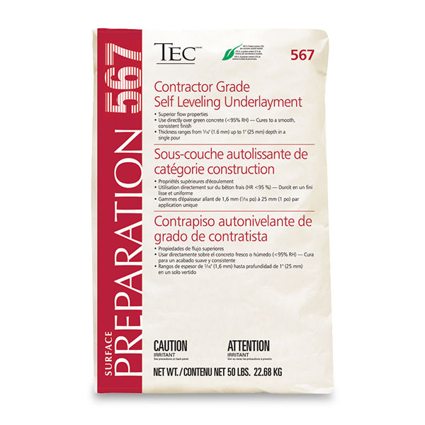 Contractor Grade Self Leveling Underlayment - 50 lb