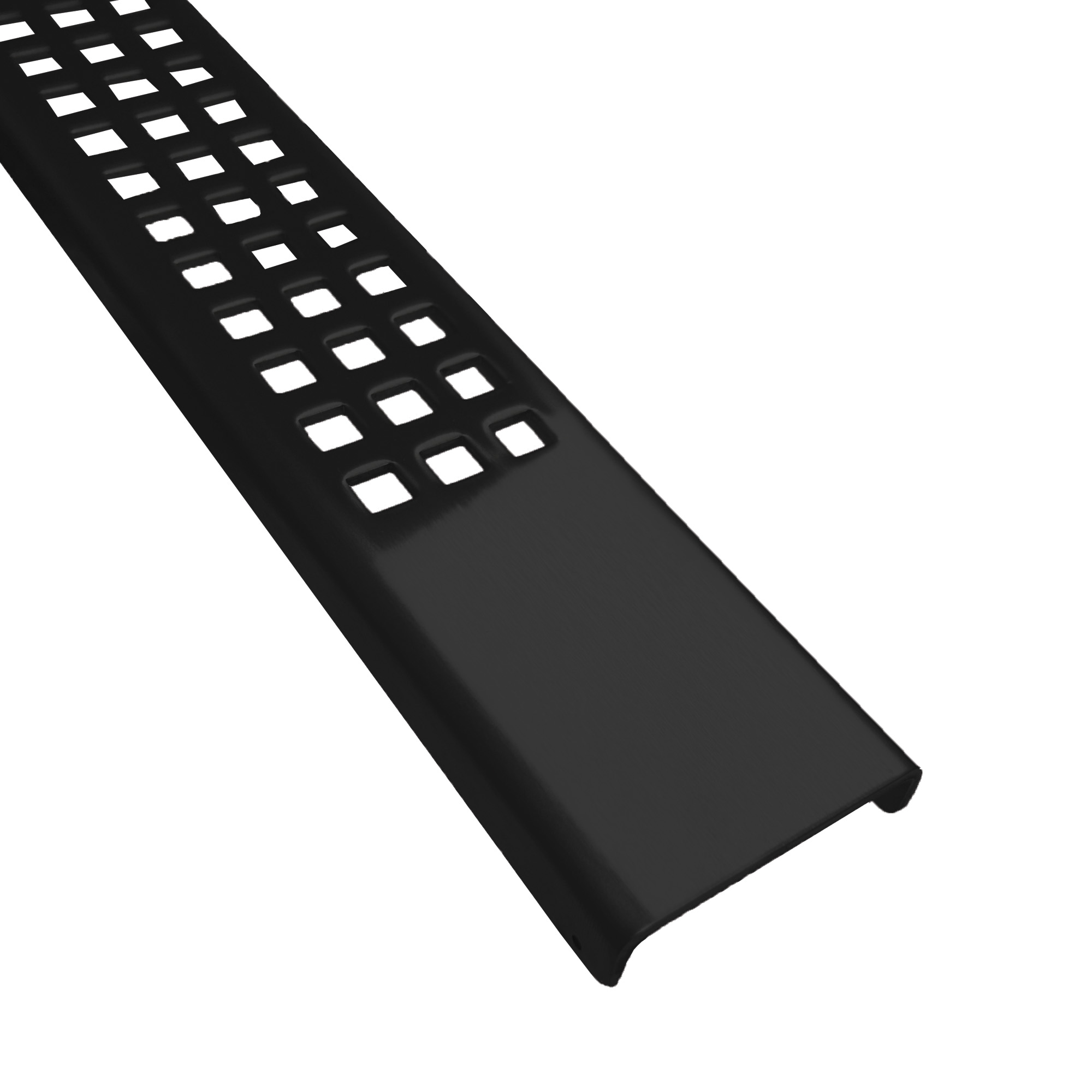 Linear Drain Grate Fundo MBP43 Stainless Steel Matte Black 1-13/16" x 42-15/16"