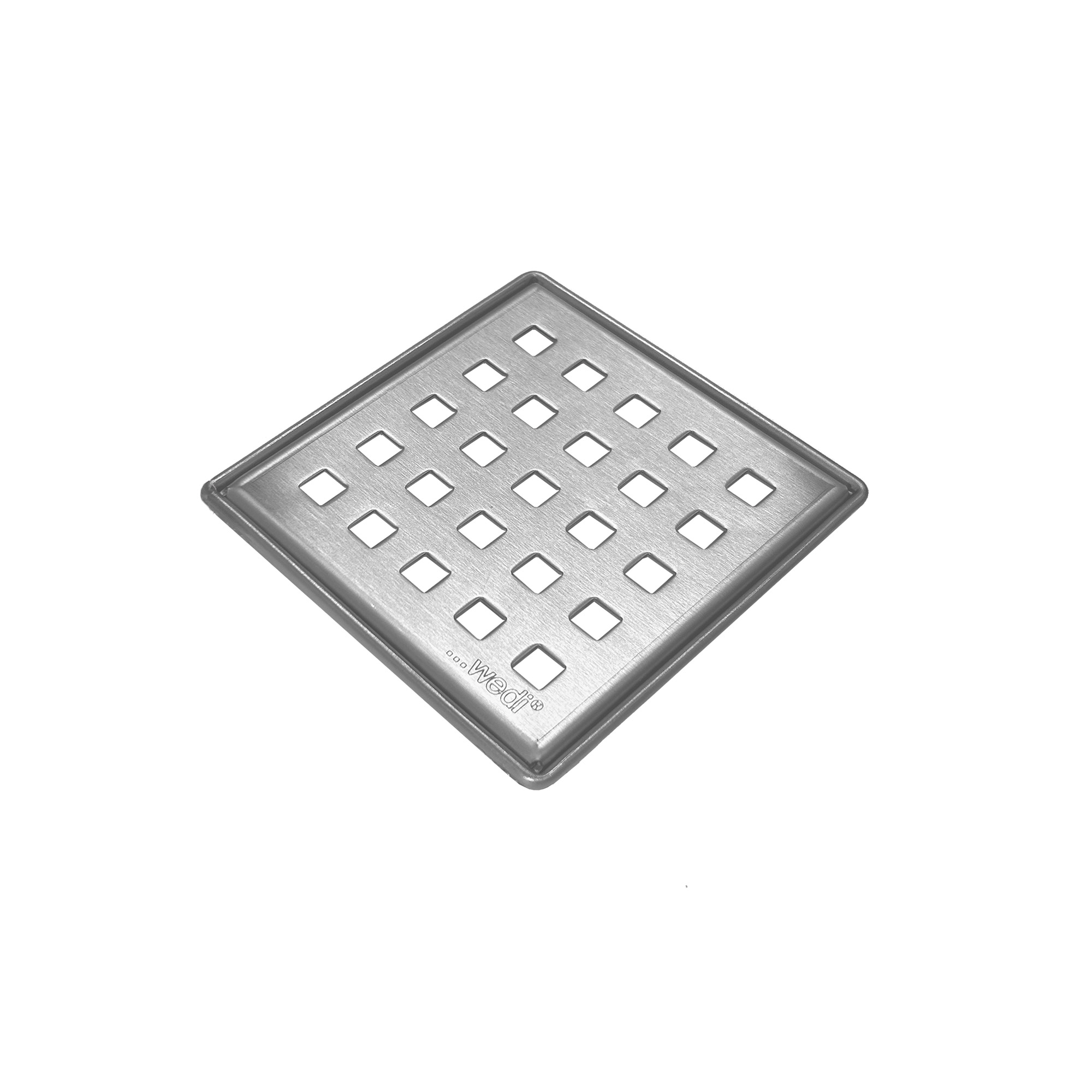 Drain Grate S-DRY DCSS Brushed/Buffed Stainless Steel 3-3/4" x 3-3/4"