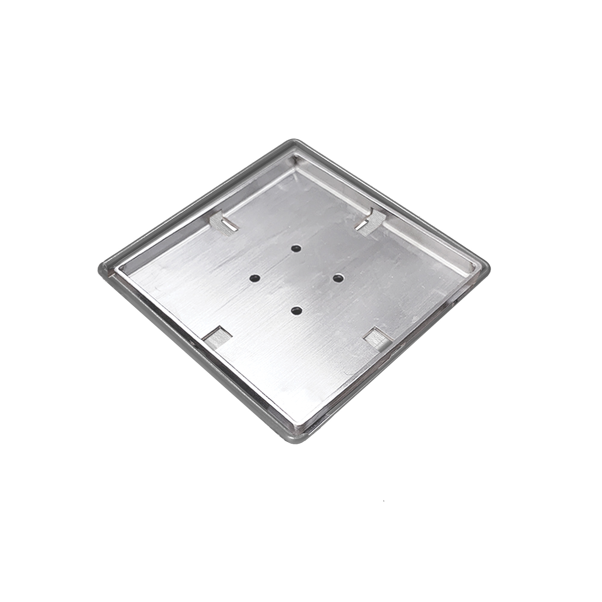 Drain Grate S-DRY DCT Tileable Stainless Steel 3-3/4" x 3-3/4"